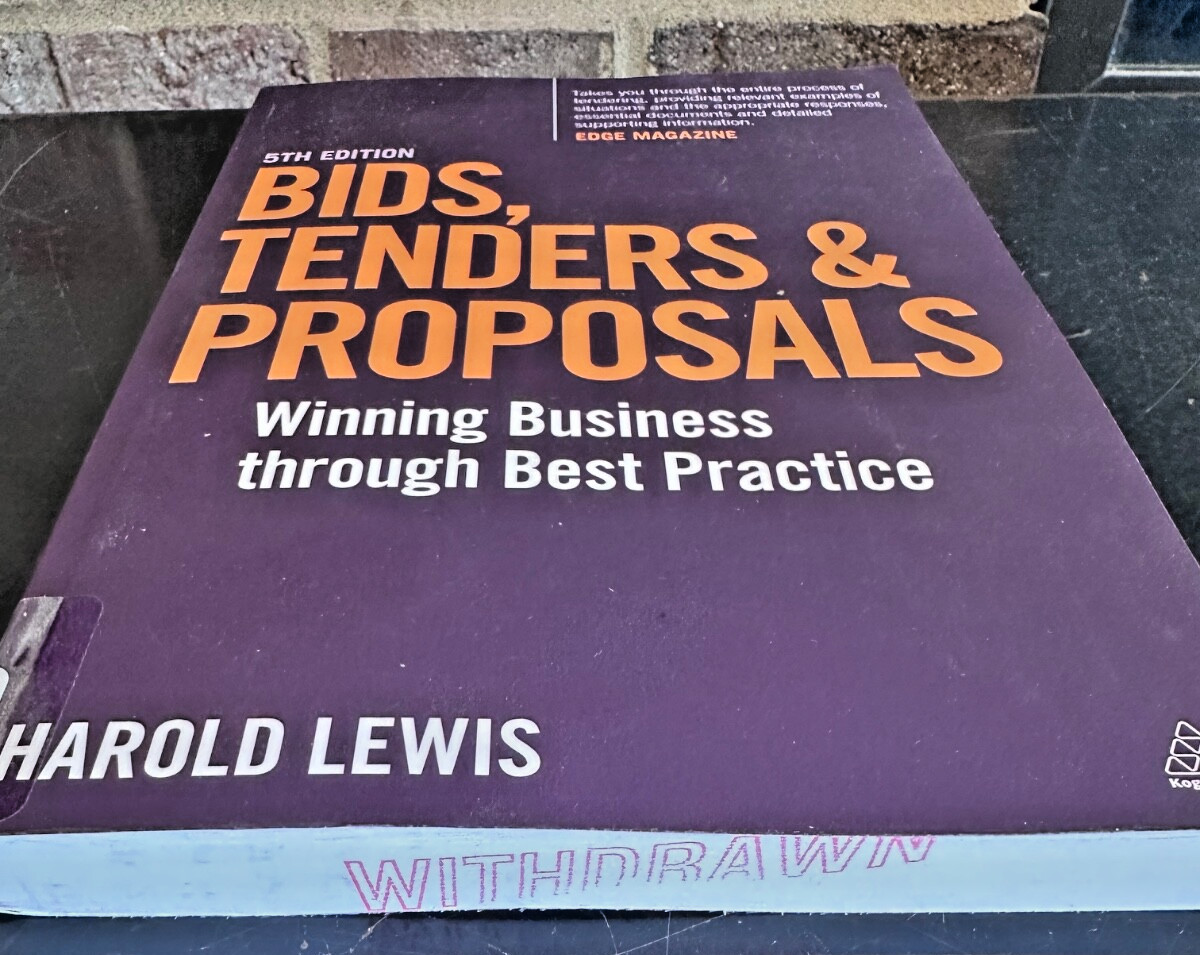 Bids, Tenders, & Proposals 5th Ed by Harold Lewis 2015 SC Kogan Page