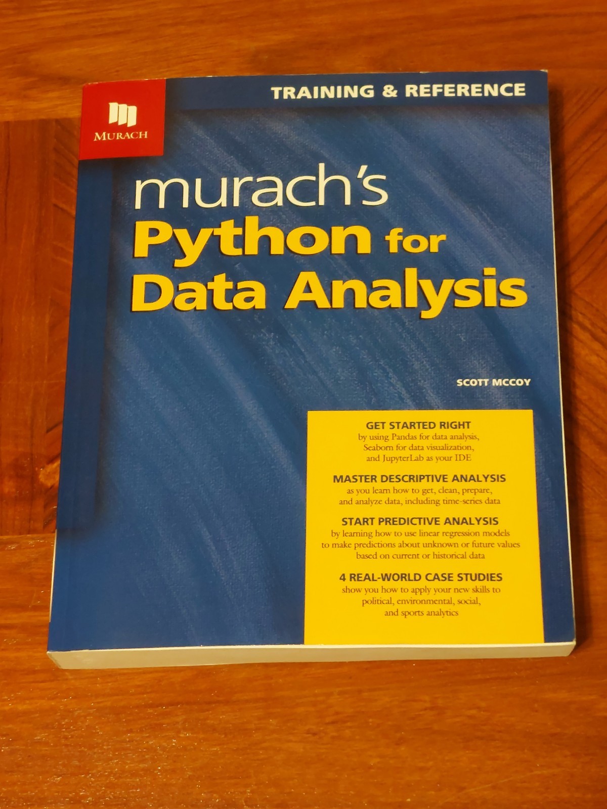 Murach’s Python for Data Analysis by Scott McCoy Training and Reference