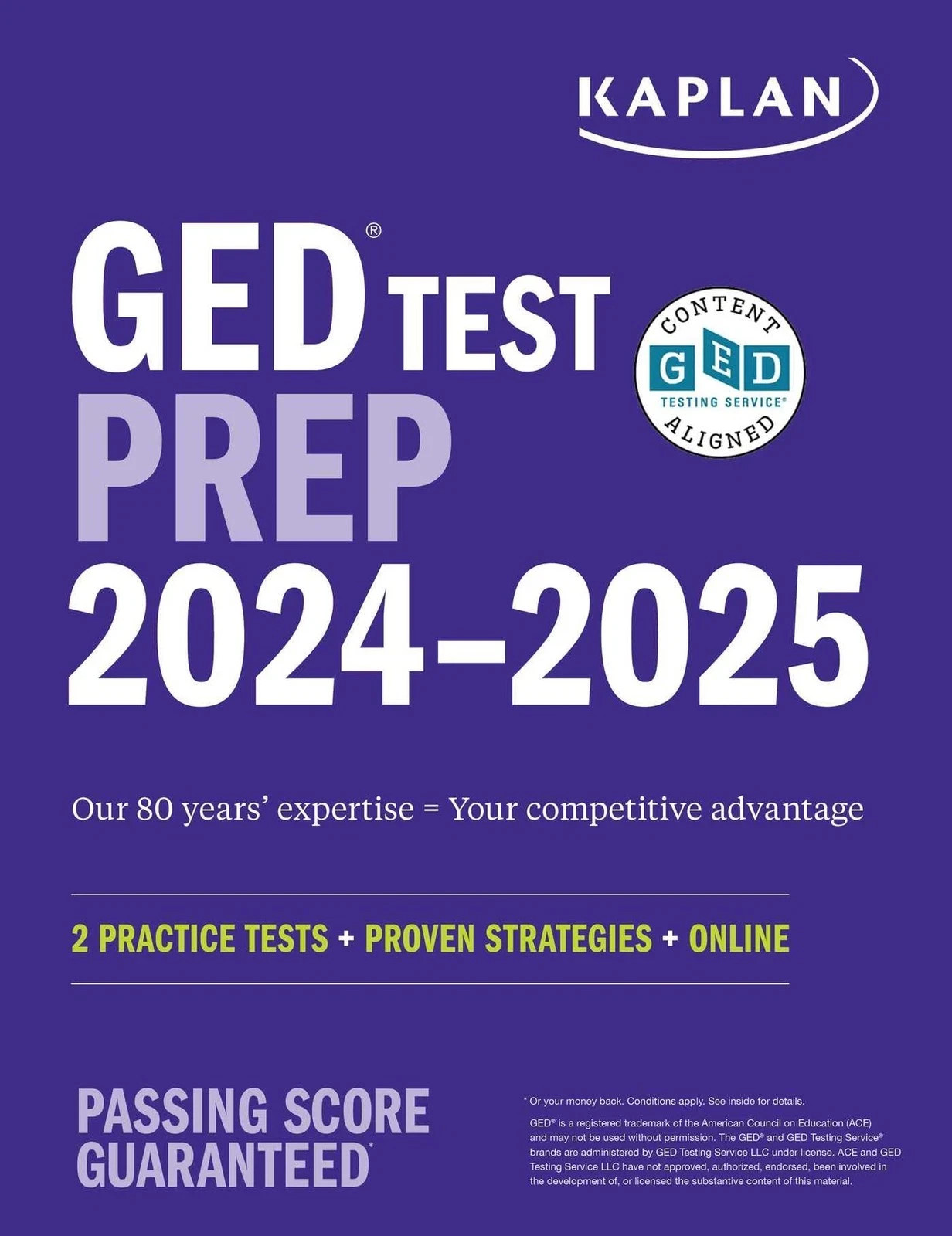 Kaplan Test Prep Ser.: GED Test Prep 2024-2025: Includes a Diagnostic Pretest, 2