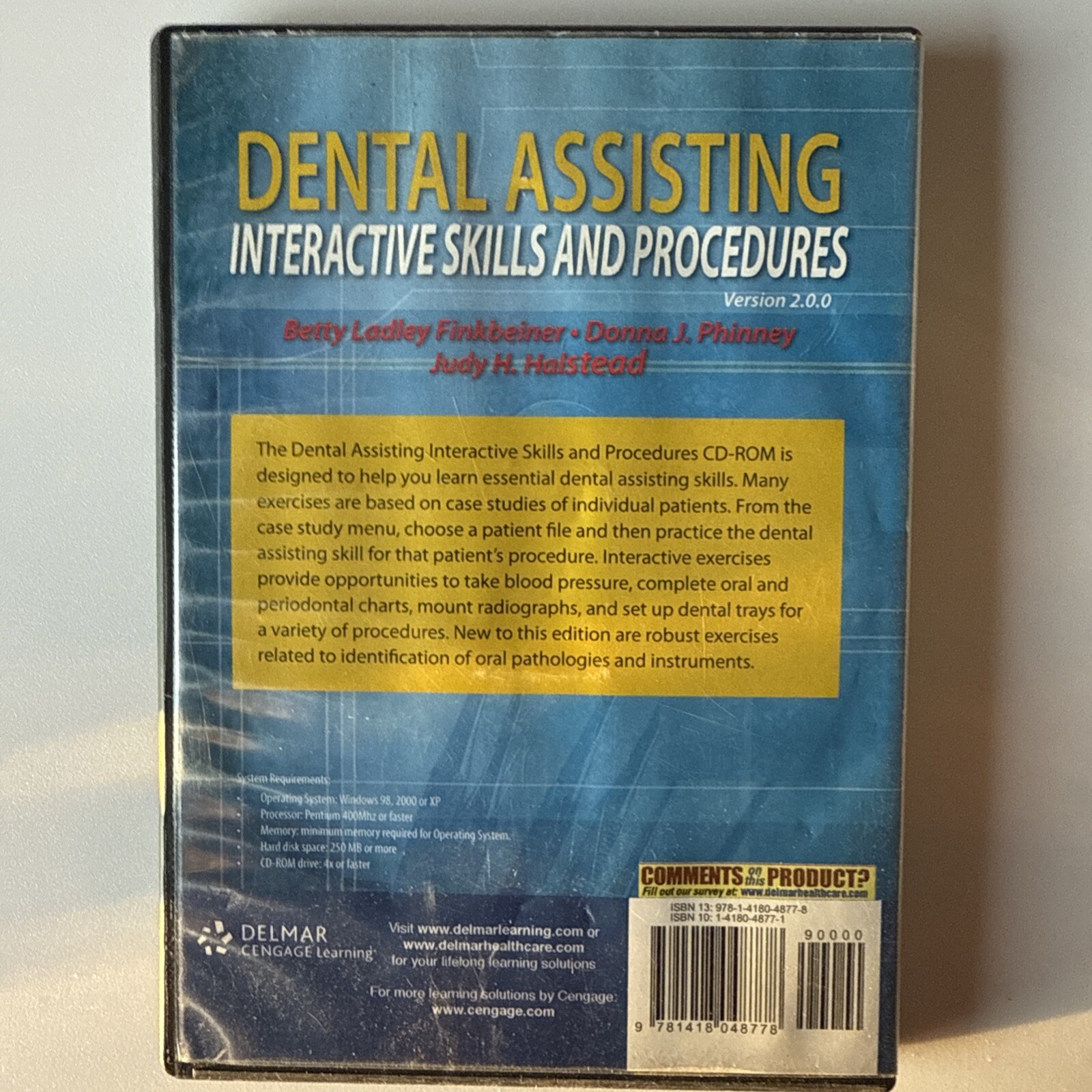 Dental Assisting Interactive Skills And Procedures Version 2.0.0 DVD
