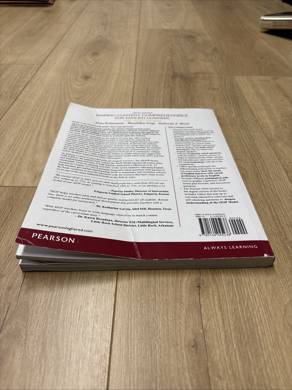 Making Content Comprehensible for English Learners SIOP 5th Edition-ACCEPTABLE