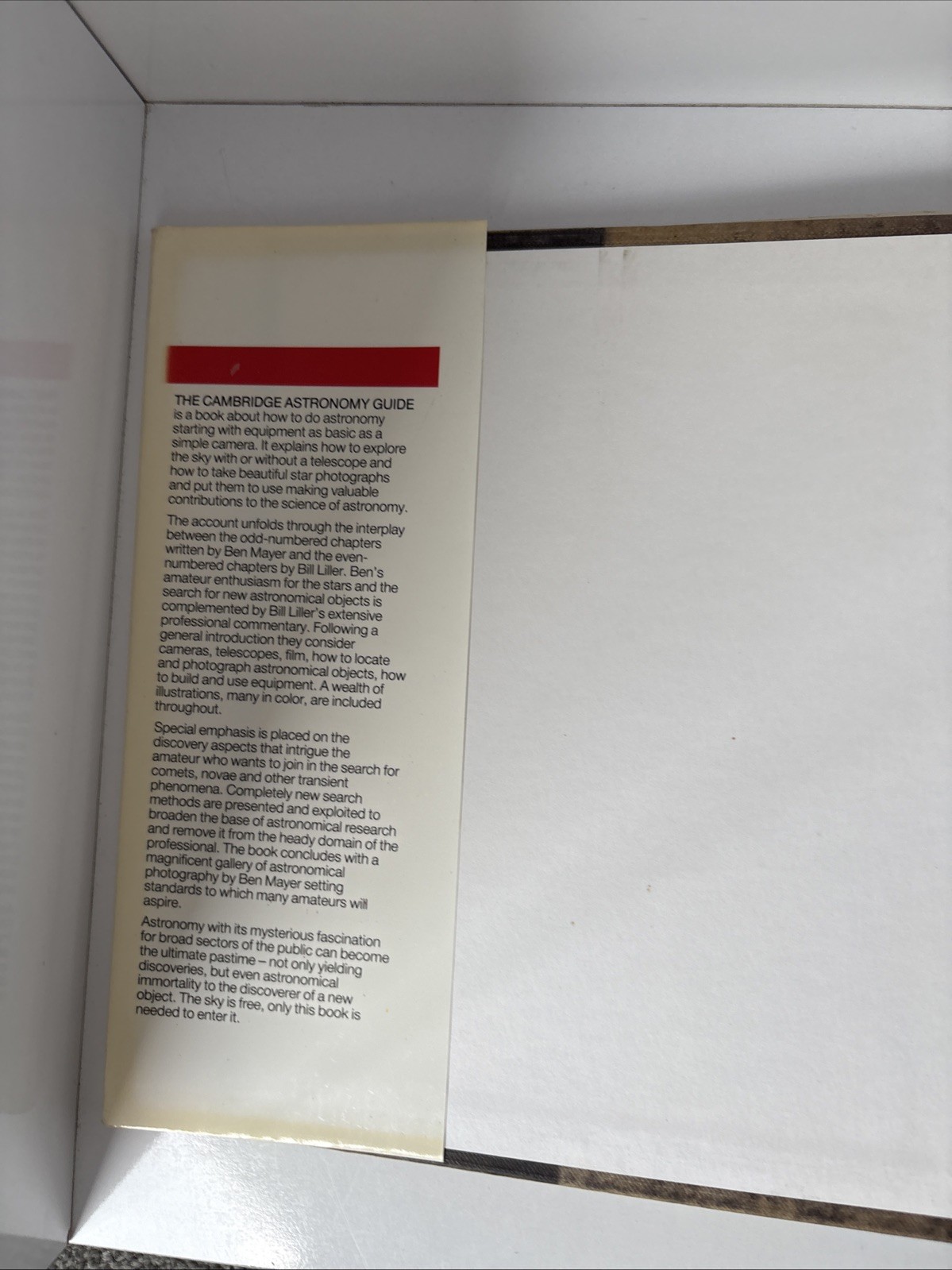The Cambridge Astronomy Guide A Practical Introduction to Astronomy Hardback