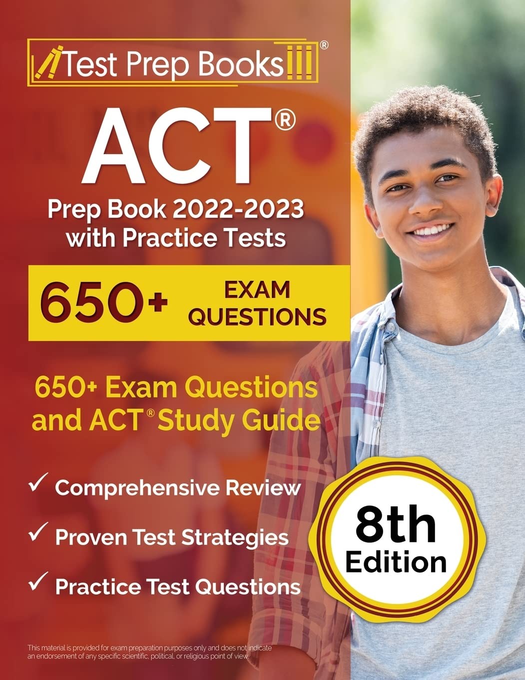 ACT Prep Book 2022-2023 with Practice Tests: 650+ Exam Questions and ACT Stu…