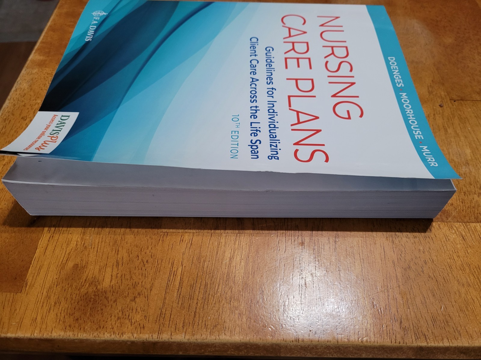 F.A. Davis Nursing Care Plans 10th Ed Doenges Moorhouse Murr PB 2019