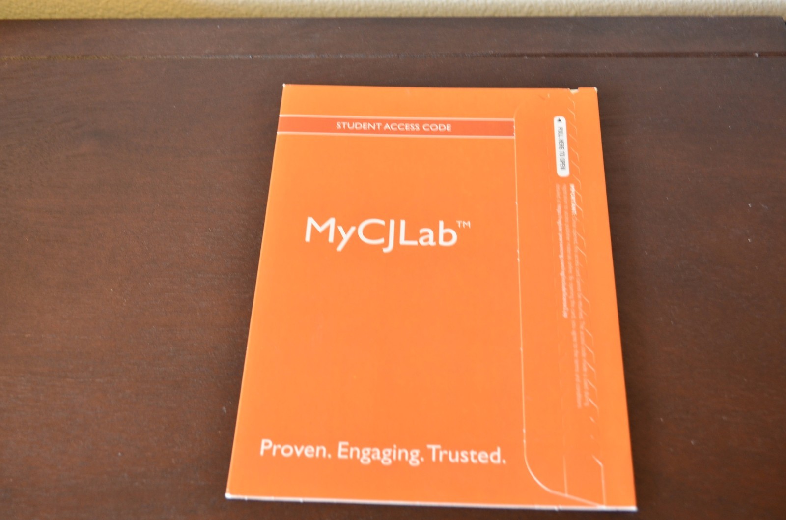MyCJLab by Pearson Education Staff (2012, Print, Other, Revised) ACCESS CODE