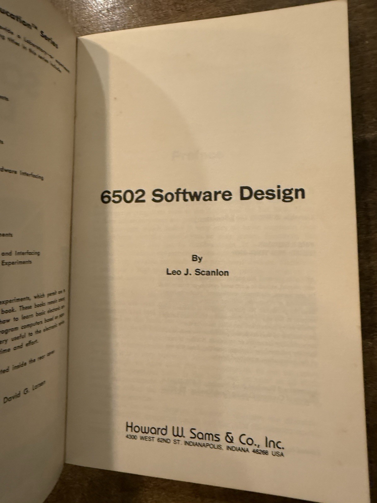 6502 Software Design Paperback Vintage 1980 Leo J. Scanlon