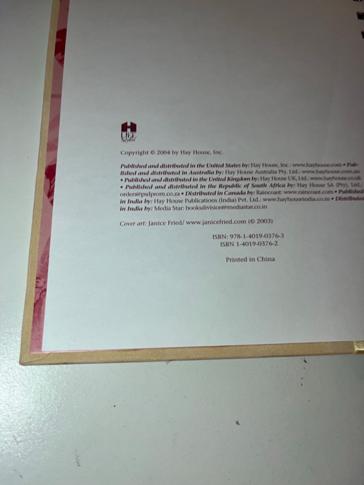 2 SPIRAL JOURNALS FLORAL PRINT PAGES 2004 HAY HOUSE CLEAN NO WRITING