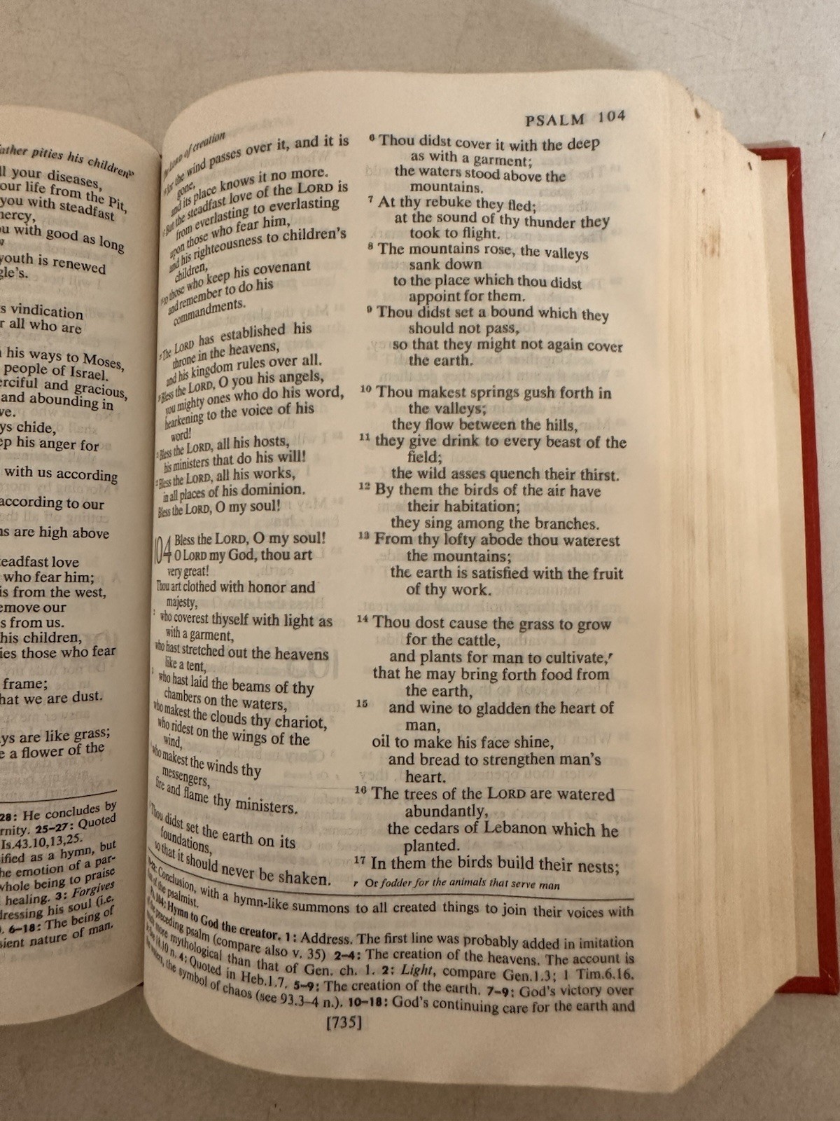 New Oxford Annotated Bible with Apocrypha Expanded Edition hardcover 1977 RSV
