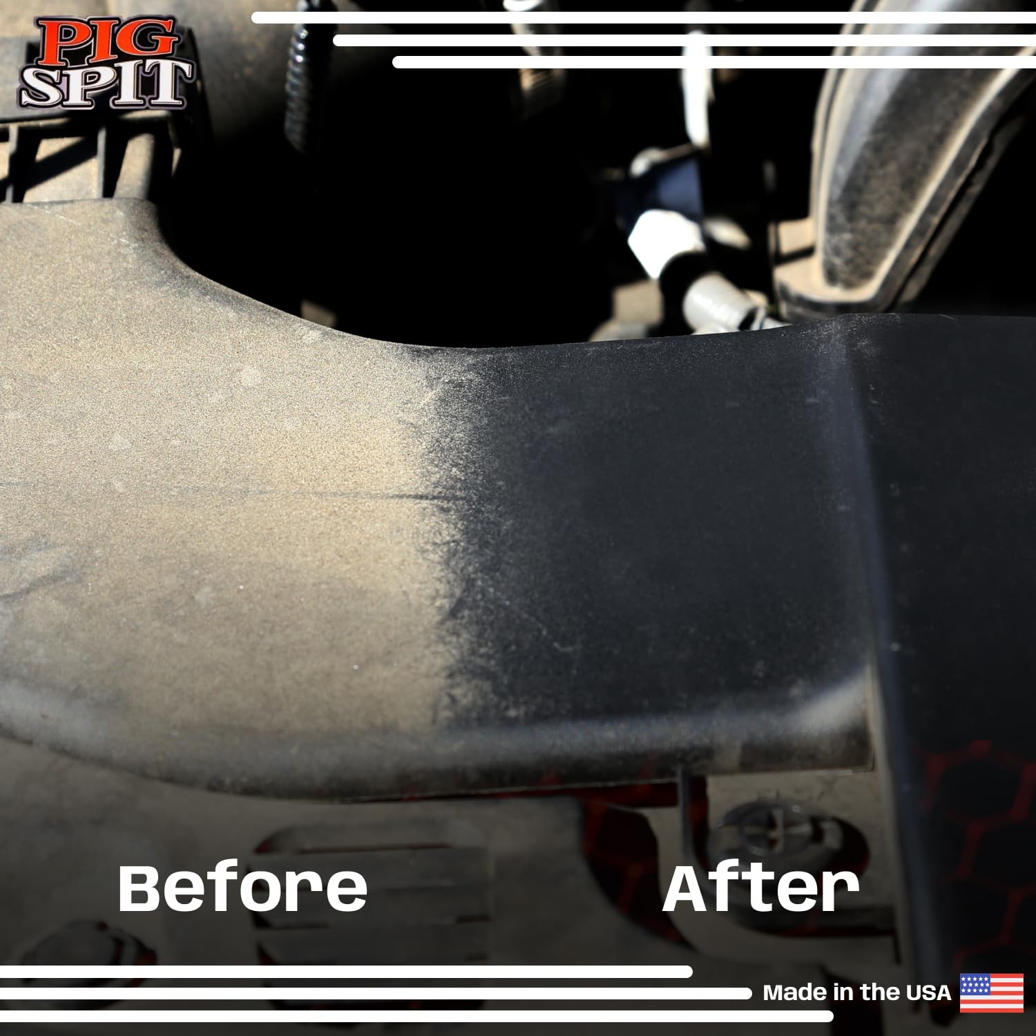 Engine Shine & Trim Restorer for Tires, Vinyl, and Plastic 9 oz. 2Pack