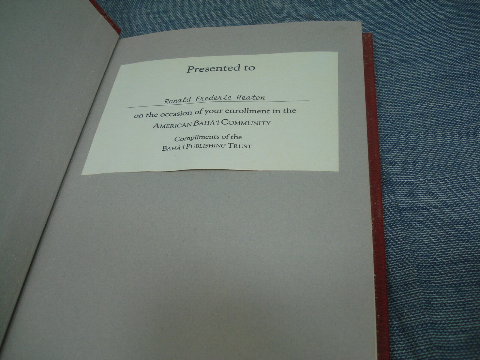 BAHA’U’LLAH Selected Writings of Baha’u’llah 1979 Very Nice 128 Pages LQQK!