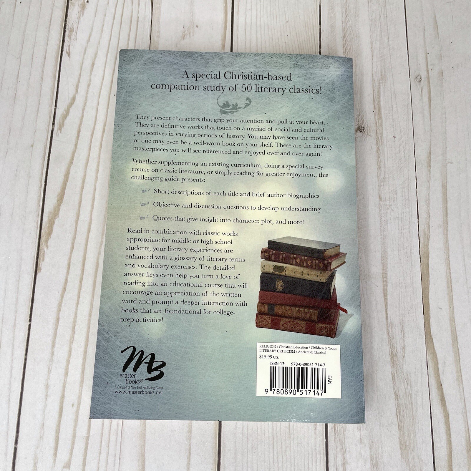 Christian Reading Companion for 50 Classics Dr. James P Stobaugh Literature Book
