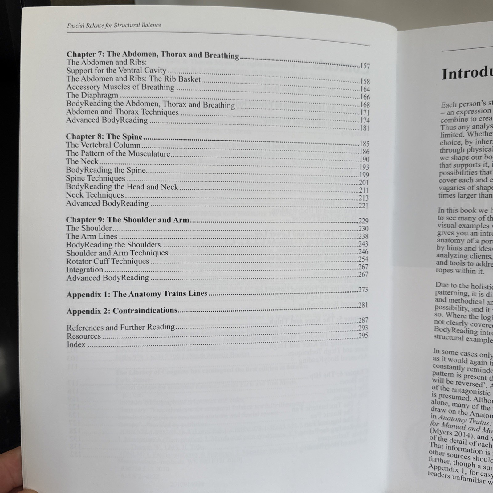 Softcover color book «Fascial Release for Structural Balance» T. Myers J. Earls