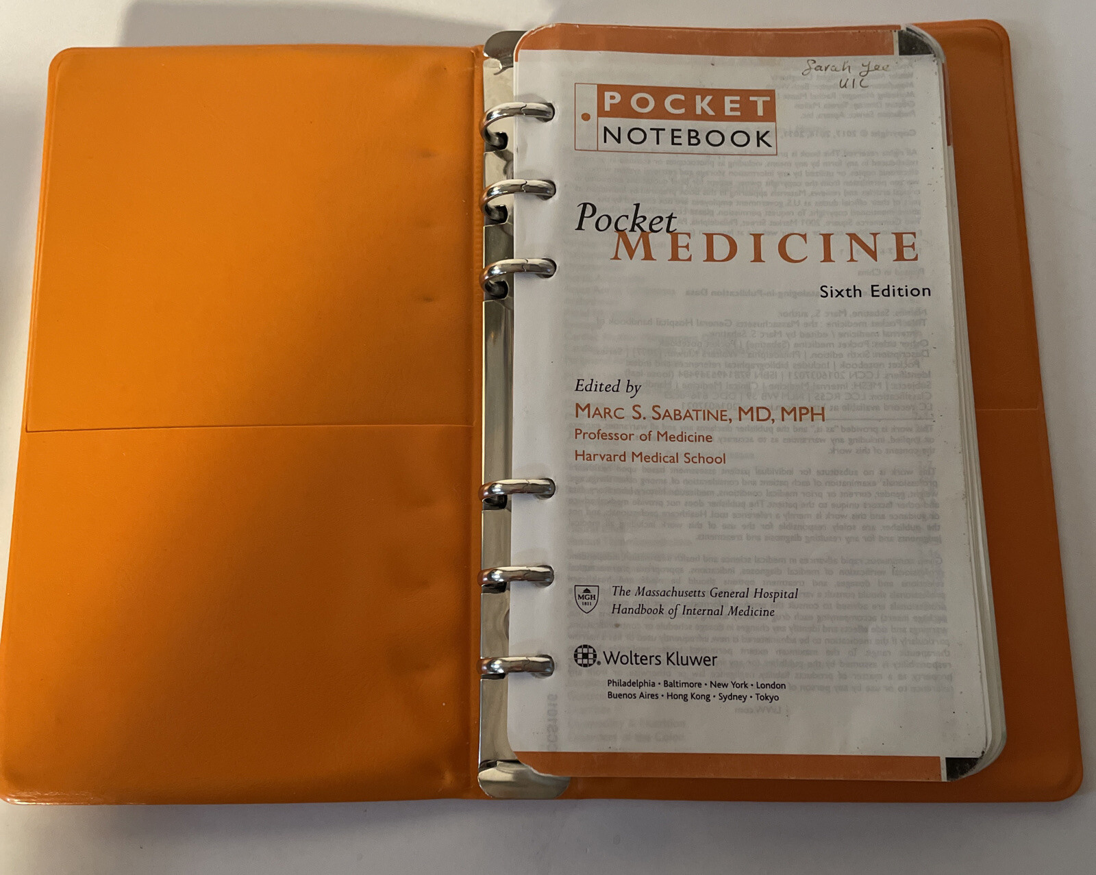 Pocket Notebook Ser.: Pocket Medicine : The Massachusetts General Hospital…