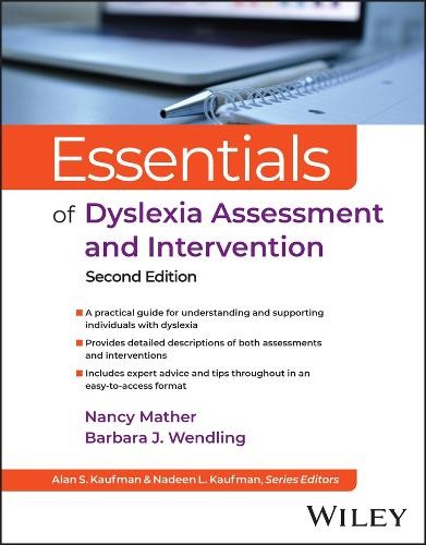 Nancy Mather Barba Essentials of Dyslexia Assessment an (Paperback) (UK IMPORT)