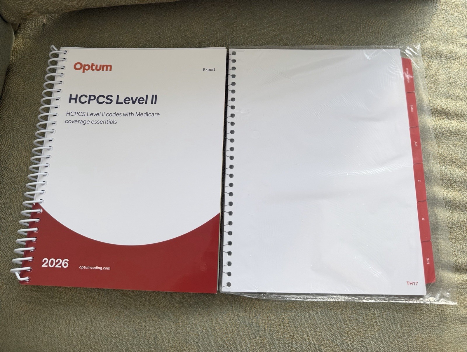 2026 Optum HCPCS Level II Expert Codes with Medicare Coverage Spiral Book