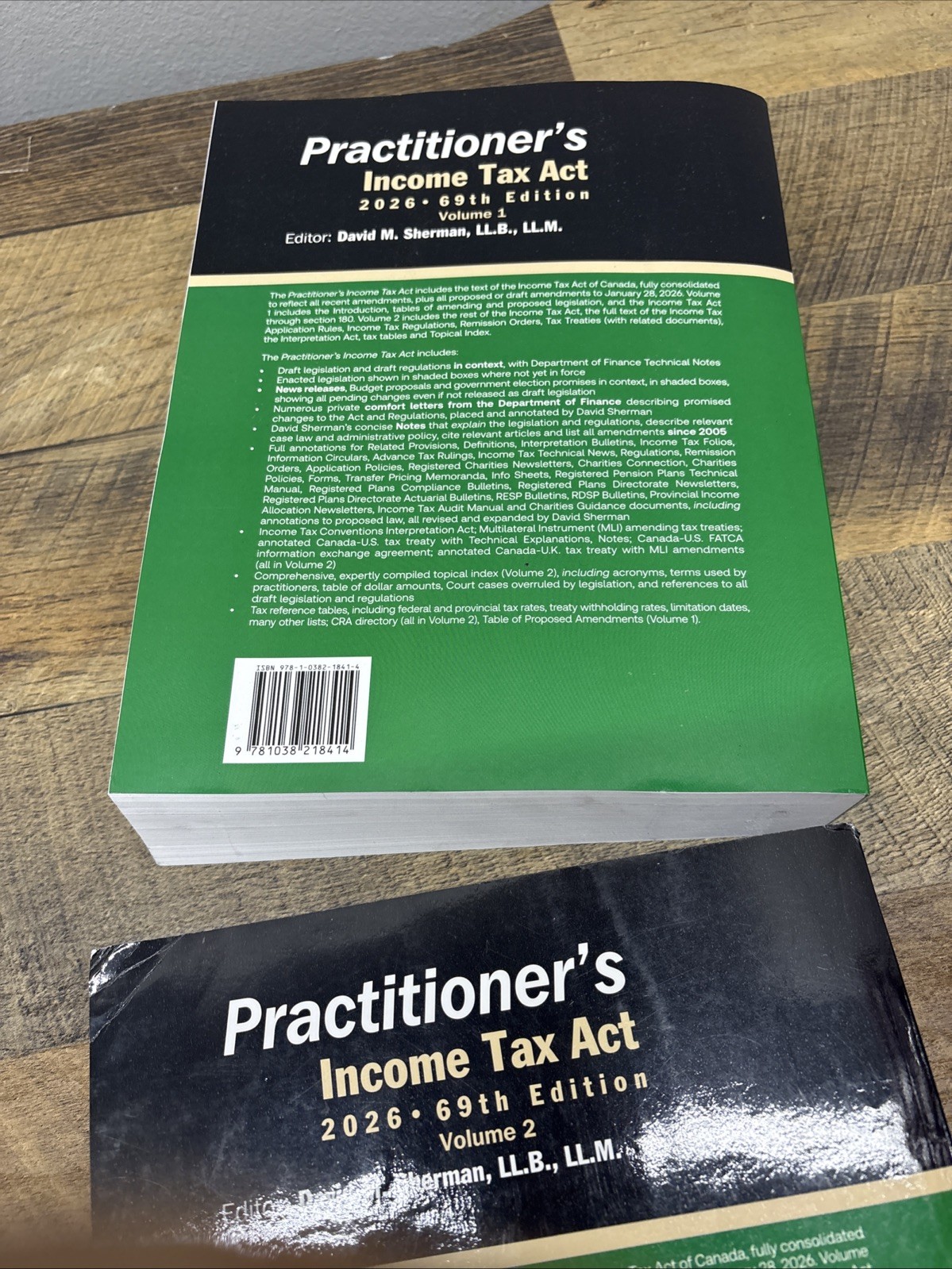 Practitioner’s Income Tax Act 2026 69th Edition David Thomson Reuters Vol 1 & 2