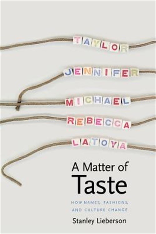 A Matter of Taste: How Names, Fashions, and Culture Change (Paperback or Softbac