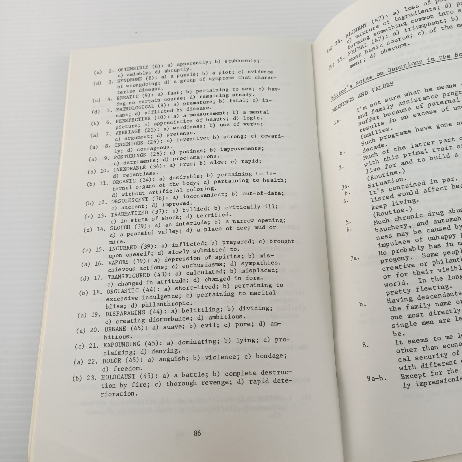 Patterns Of Exposition 5 + Instructor’s Manual Randall Decker 1976 Book Bundle