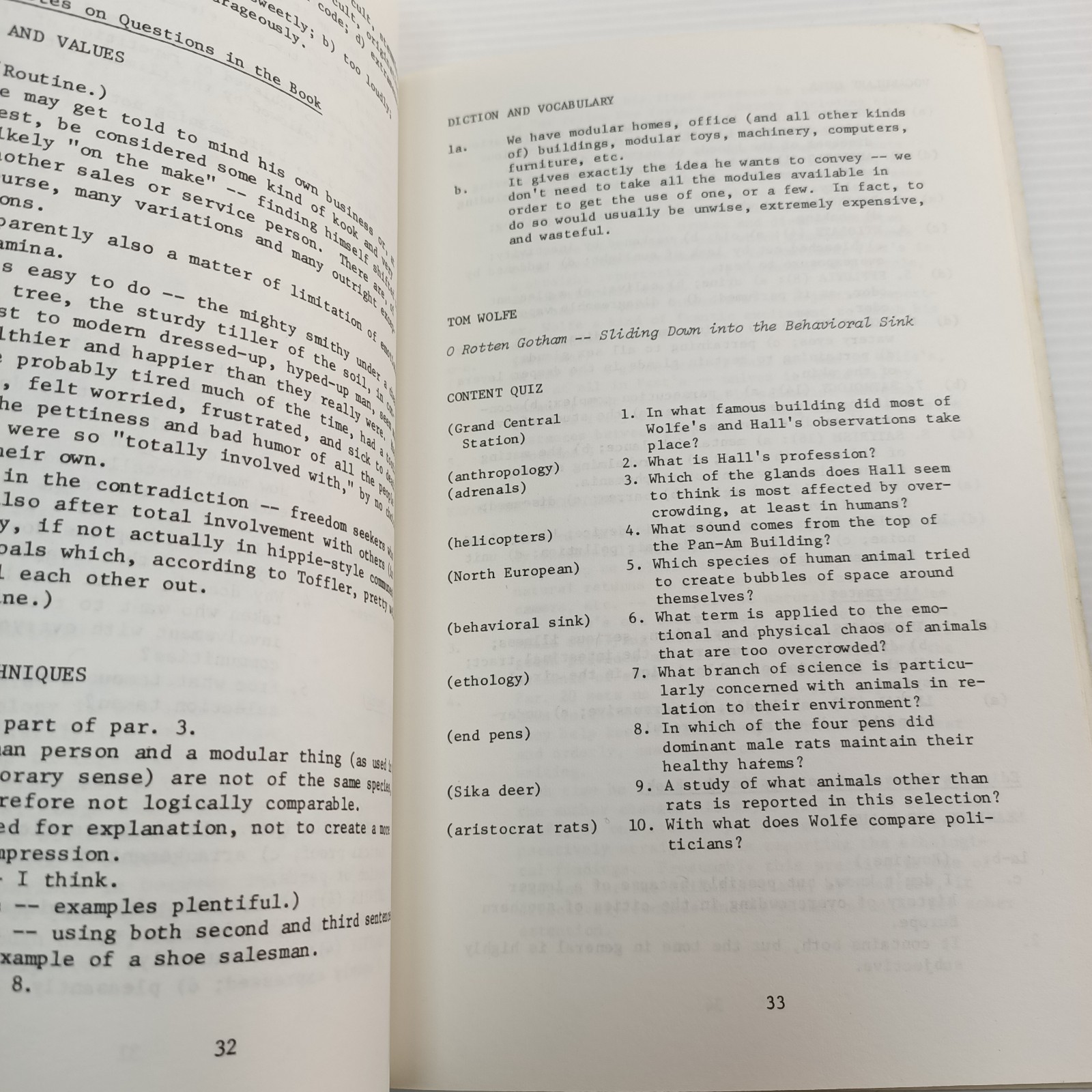 Patterns Of Exposition 5 + Instructor’s Manual Randall Decker 1976 Book Bundle