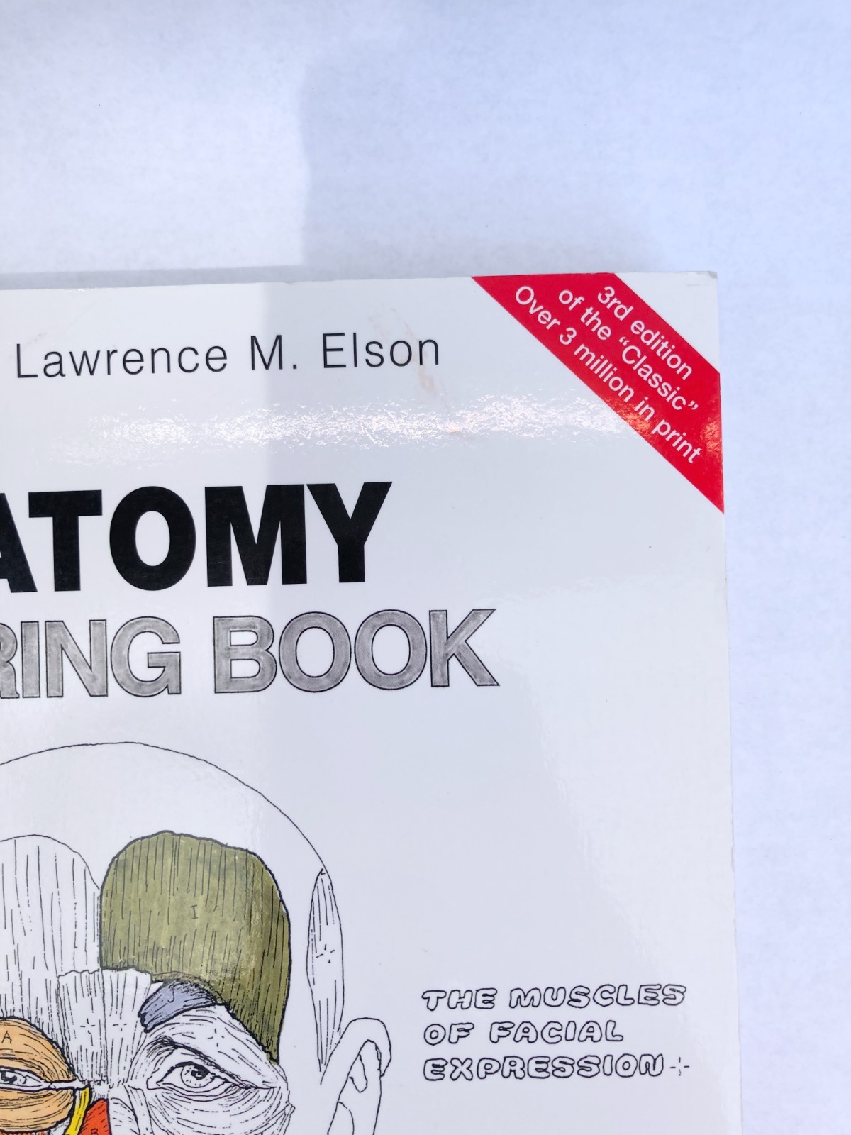 The Anatomy Coloring Book by Wynn Kapit & Lawrence Elson Softcover Never Used