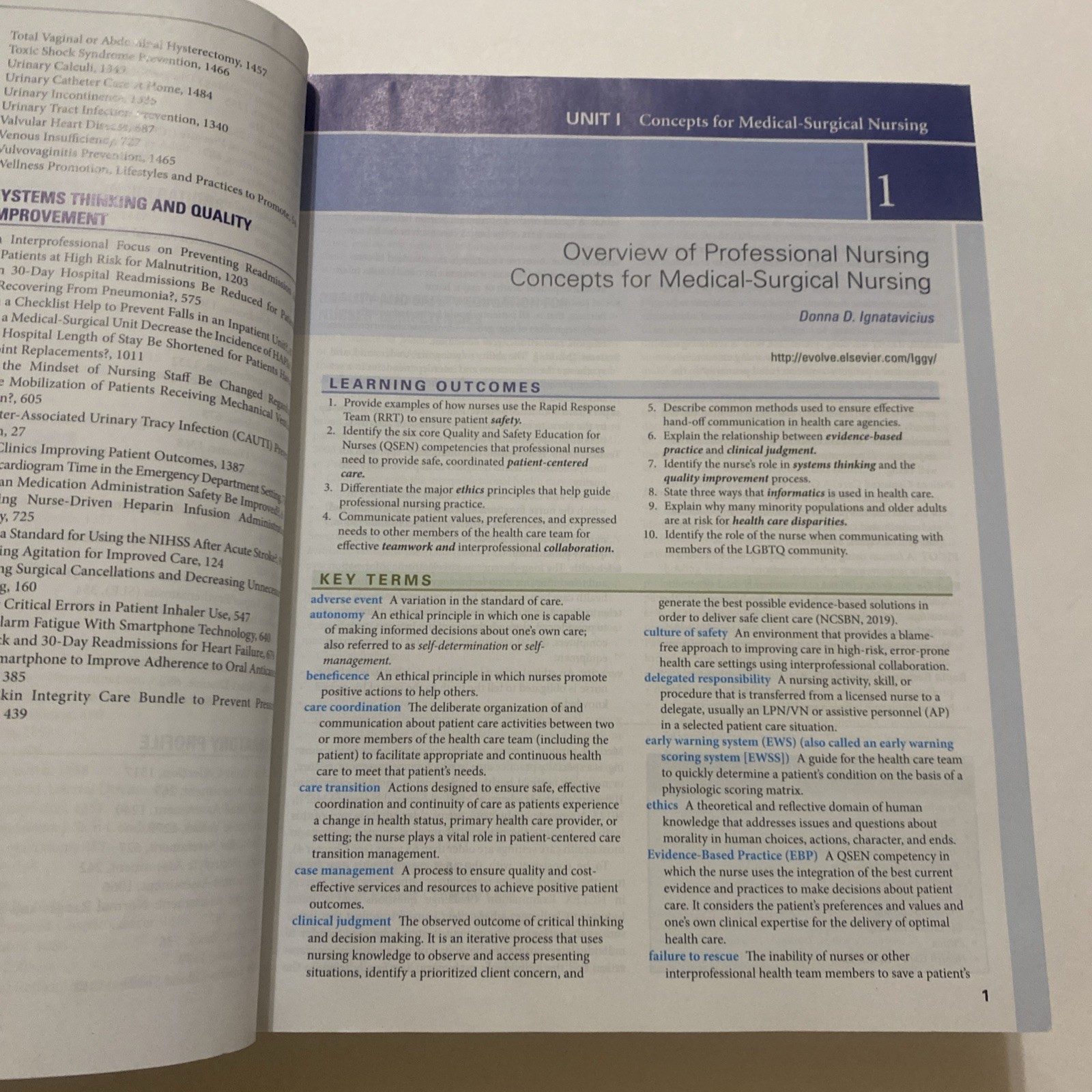 Medical-Surgical Nursing Concepts For Interprofessional Collaborative Care HC