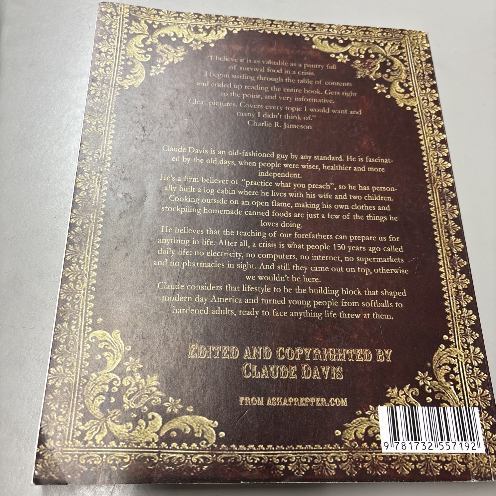 The Lost Ways 4th Edition by Claude Davis Sr. (2019, Paperback, UNMARKED)