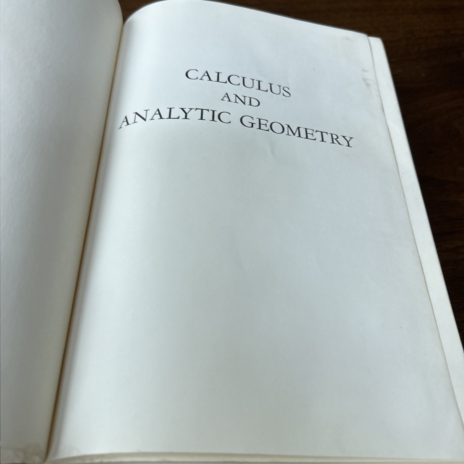 Calculus and Analytic Geometry by George B. Thomas Jr. 1961 3rd Ed. Hardcover