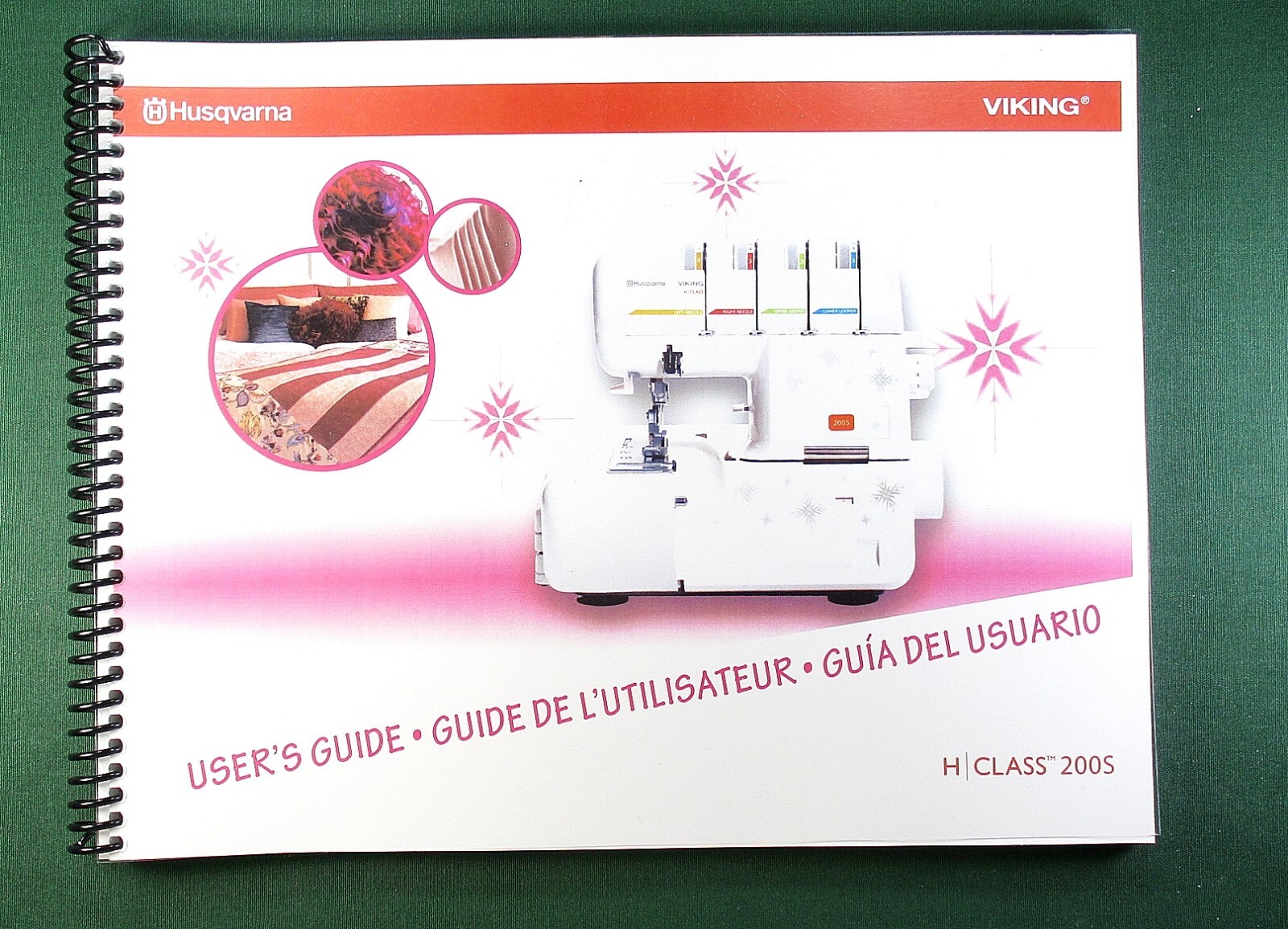 Viking Husqvarna H Class 200S Instruction Manual: 64 Pages & Protective Covers!