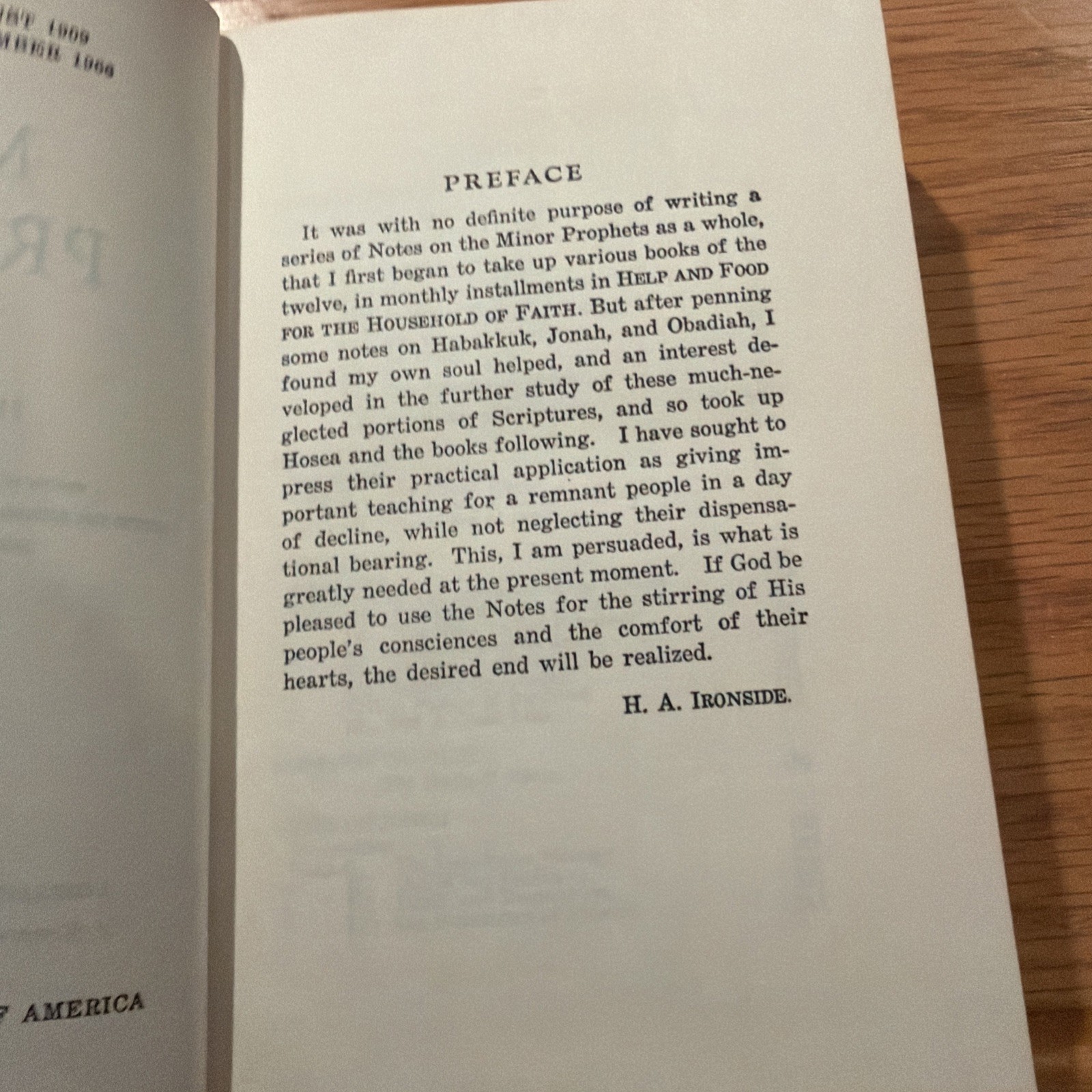 Notes on The Minor Prophets: H.A. Ironside Sixth Edition 1955 with Dust Cover