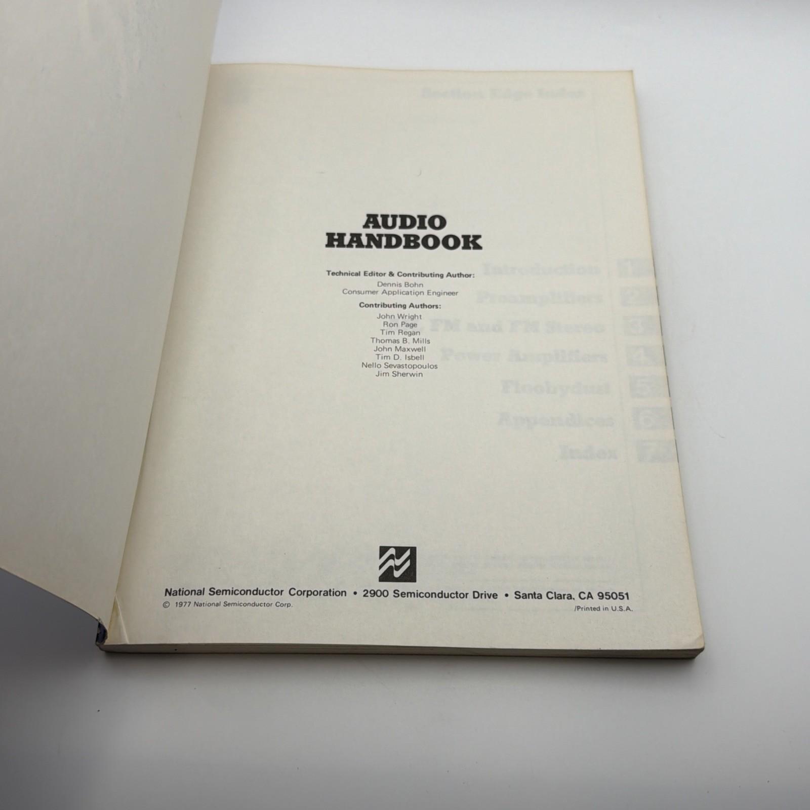 National Semiconductors Audio Handbook 1977