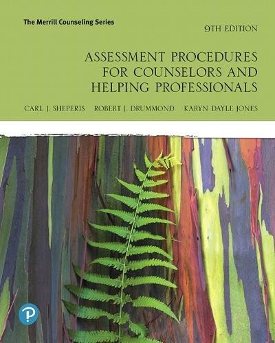 Robert J. Drummond Karyn J Assessment Procedures for Counselors and (Paperback)