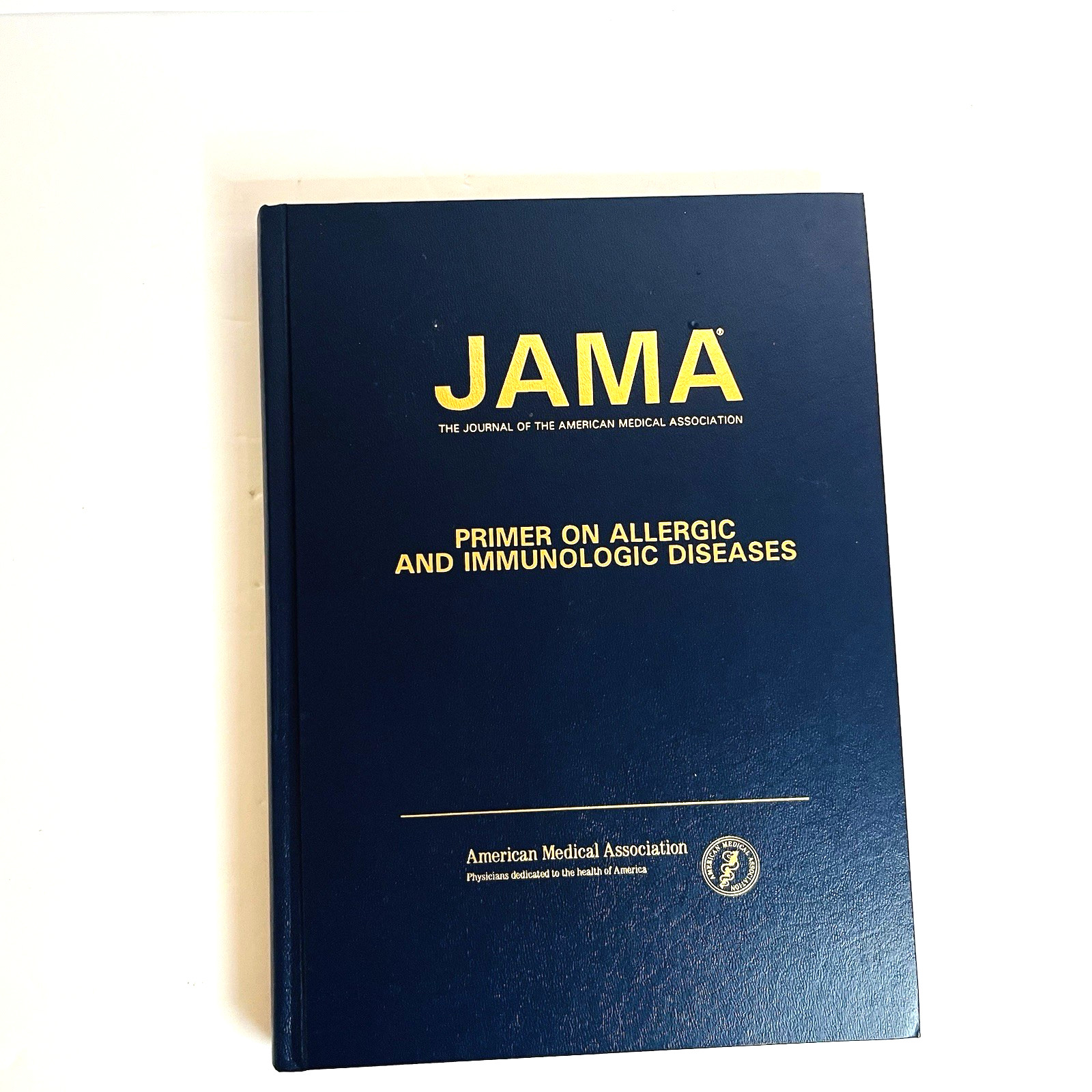 Vintage Jama Primer on Allergic and Immunological Diseases Book Hardcover 1992