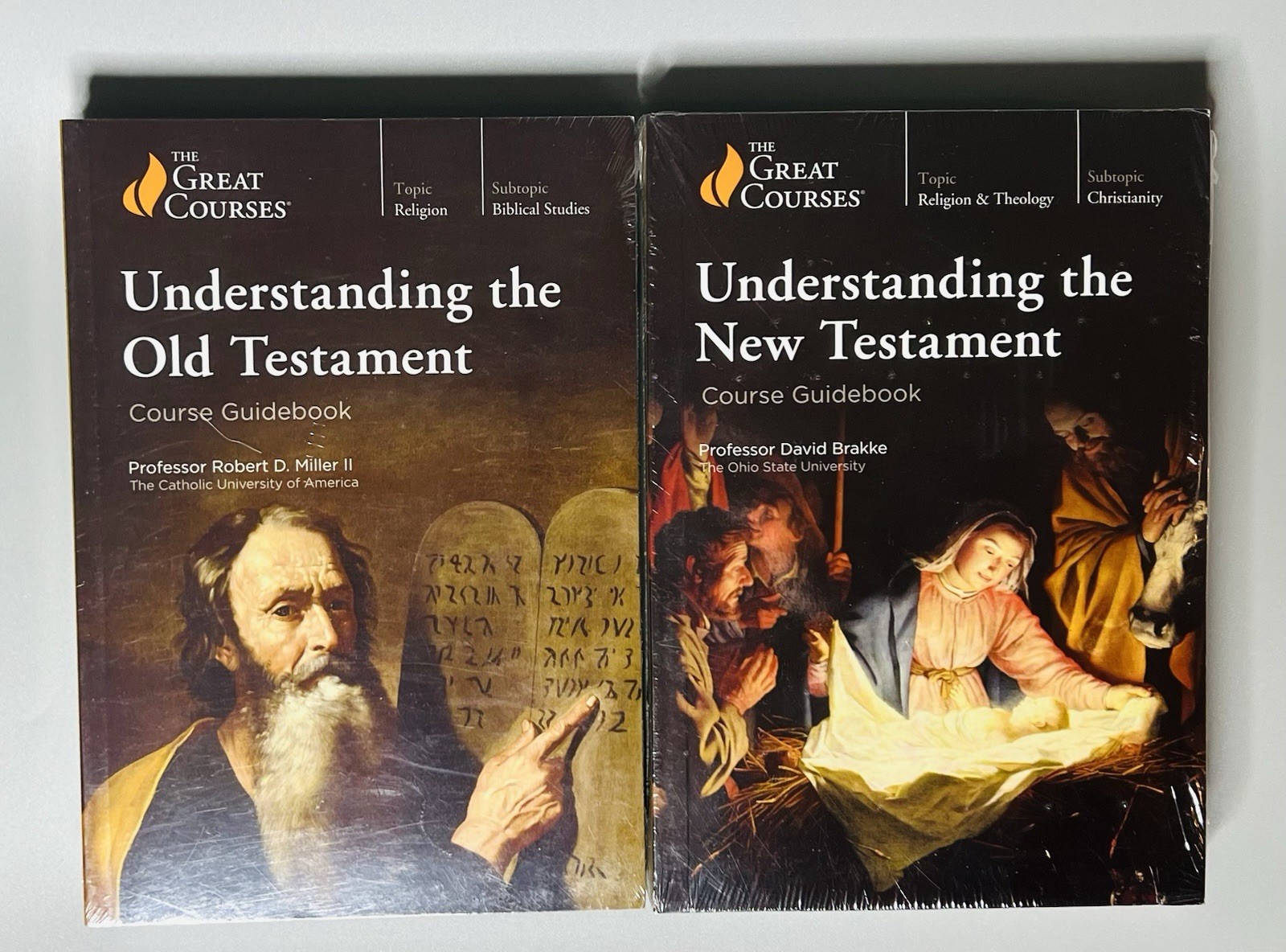 Great Courses Understanding New and Old Testament Bible Guidebook & 4 DVD Set