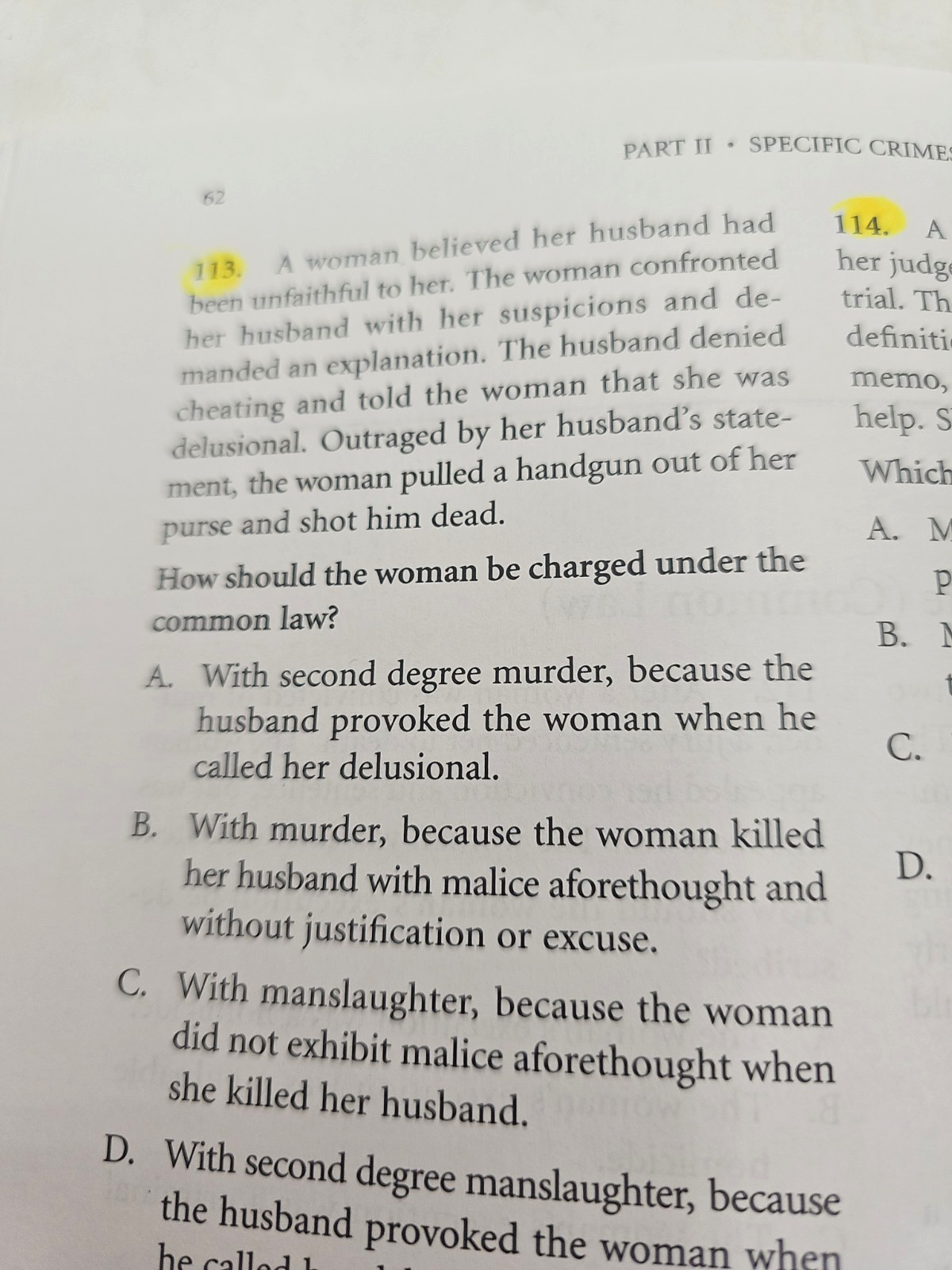 Core Criminal Law Learning Through Multiple-Choice Questions Kathy Swedlow PB