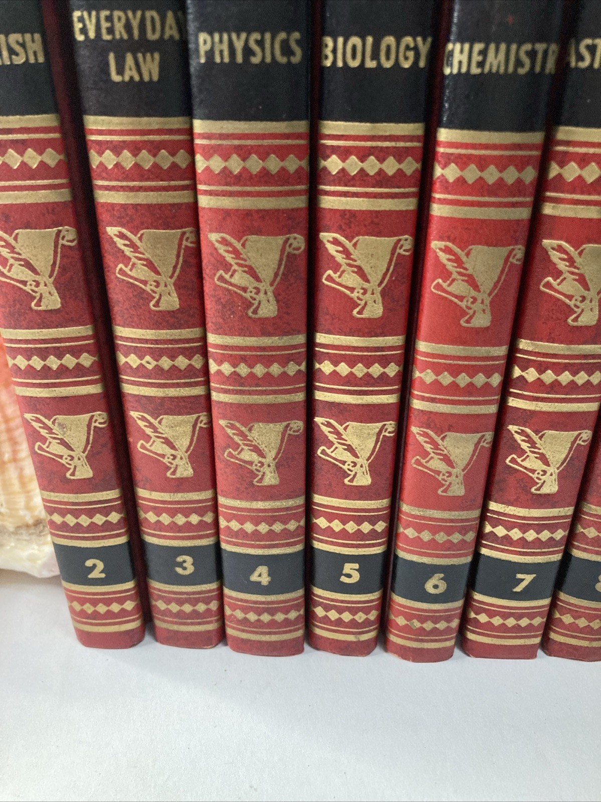 Vintage Book Set Made Simple Self Teaching Encyclopedia 2, 5, 6, 8, 9
