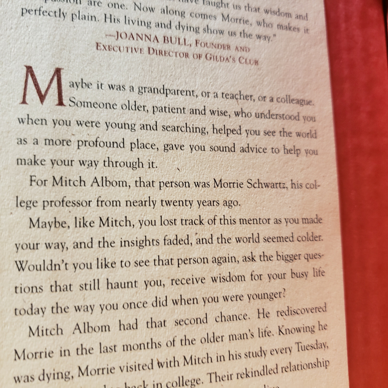 Tuesdays with Morrie Hardcover book by Mitch Albom album morry FREE USA SHIPPING