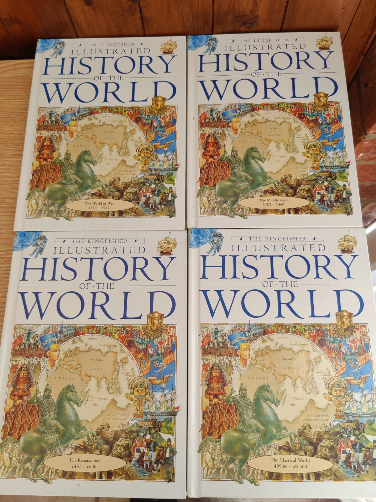 Kingfisher Illustrated History of the World Hardcover Books by Pan Macmillan x8