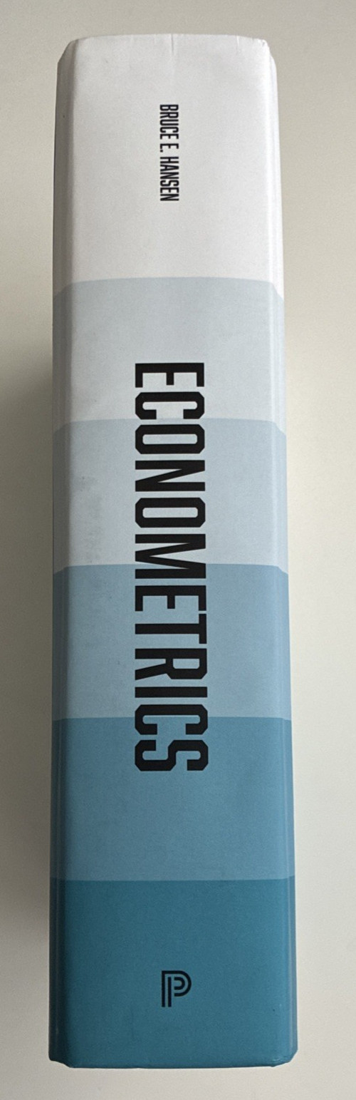 Econometrics Bruce Hansen Princeton University Press Hardcover Graduate Textbook