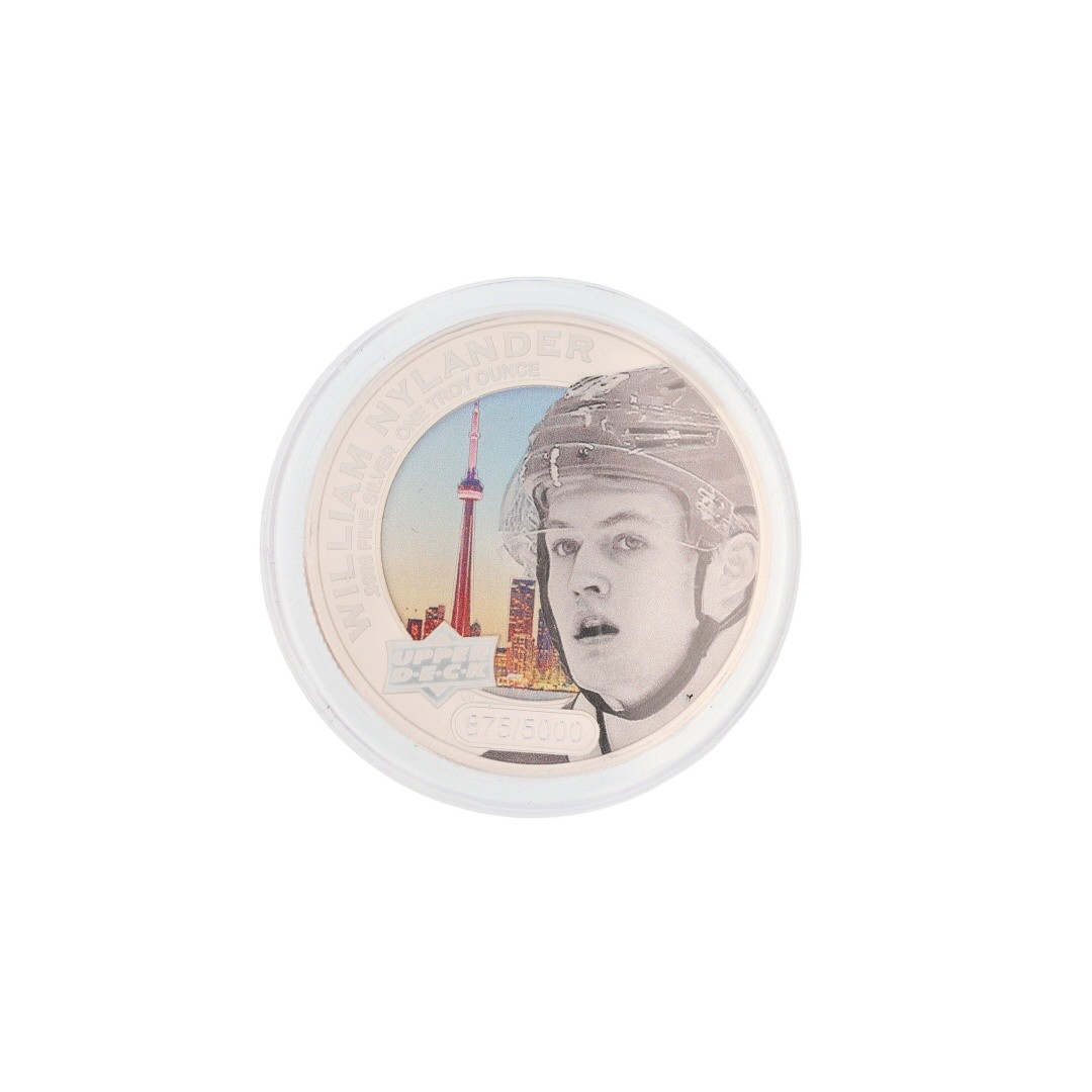 2017 $5 Grandeur Upper Deck Hockey Silver Coin Cook Islands 1 oz .9999 Silver