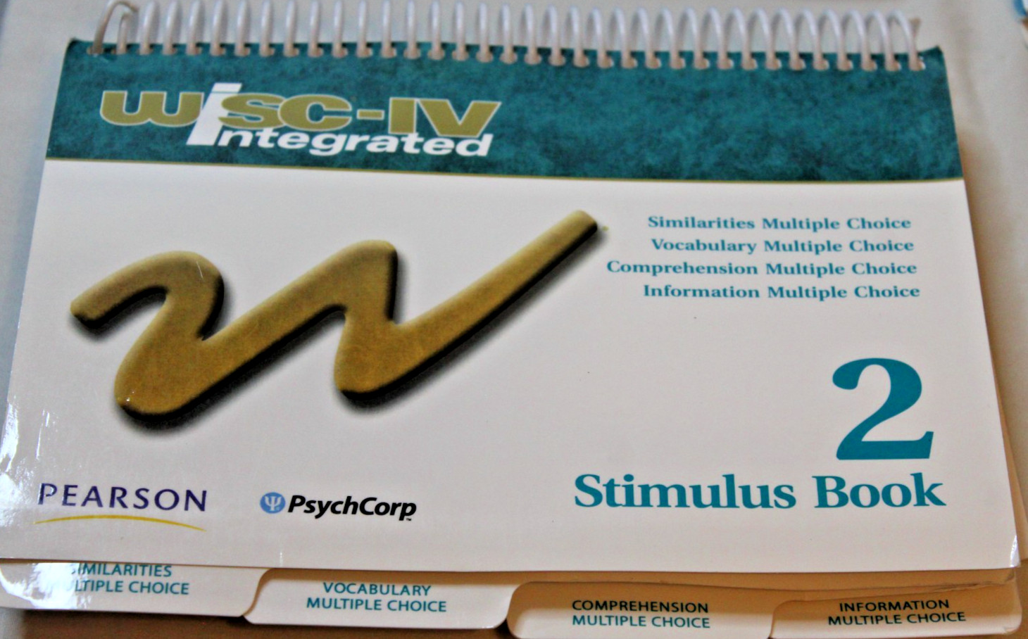 WISC-IV Wechsler Intelligence Scale for Children Fourth Edition Psychologist