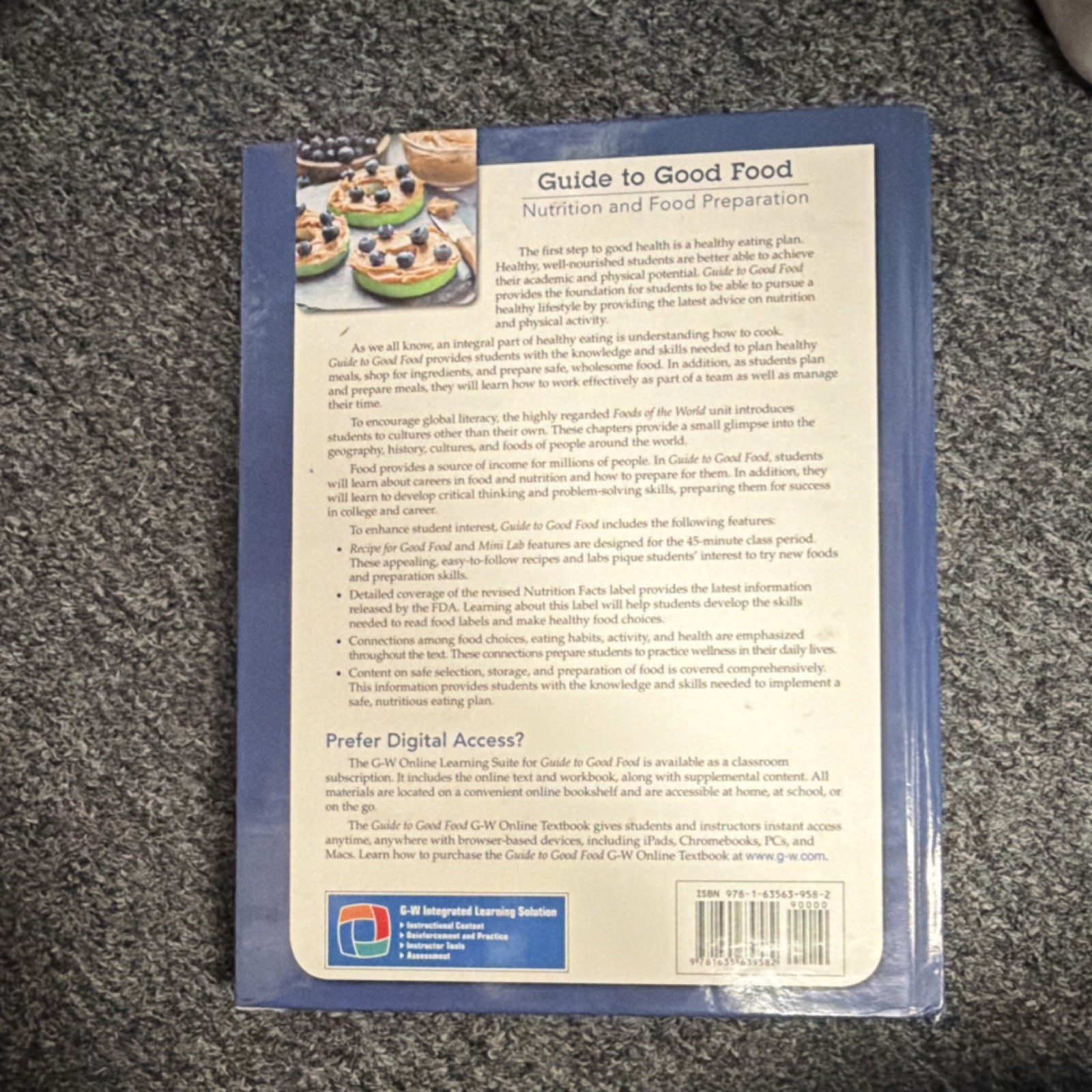 Guide to Good Food Nutrition and Food Preparation Student Edition Hardcover