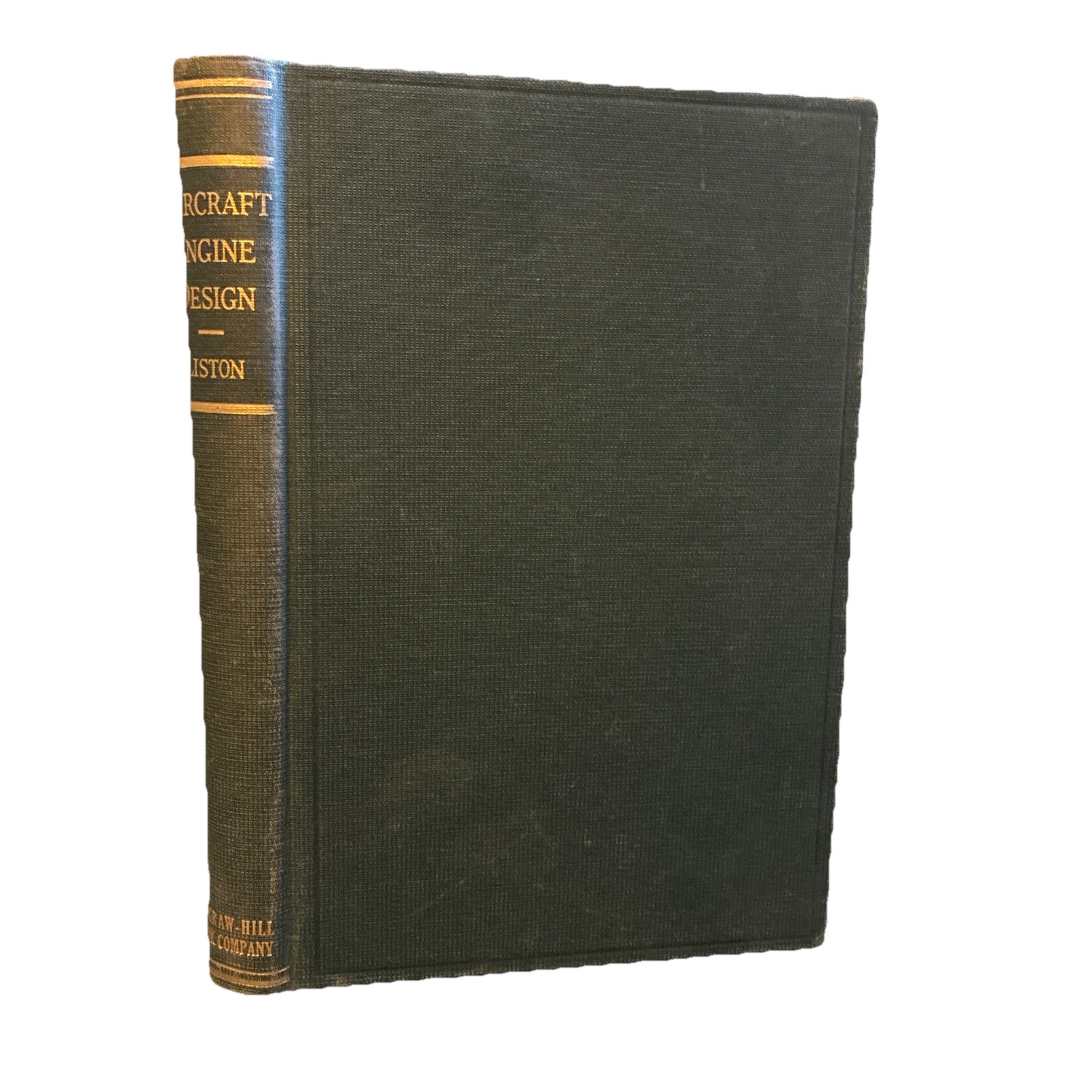 Vintage 1942 Aircraft Engine Design Stated 1st Edition by Liston HCVG+