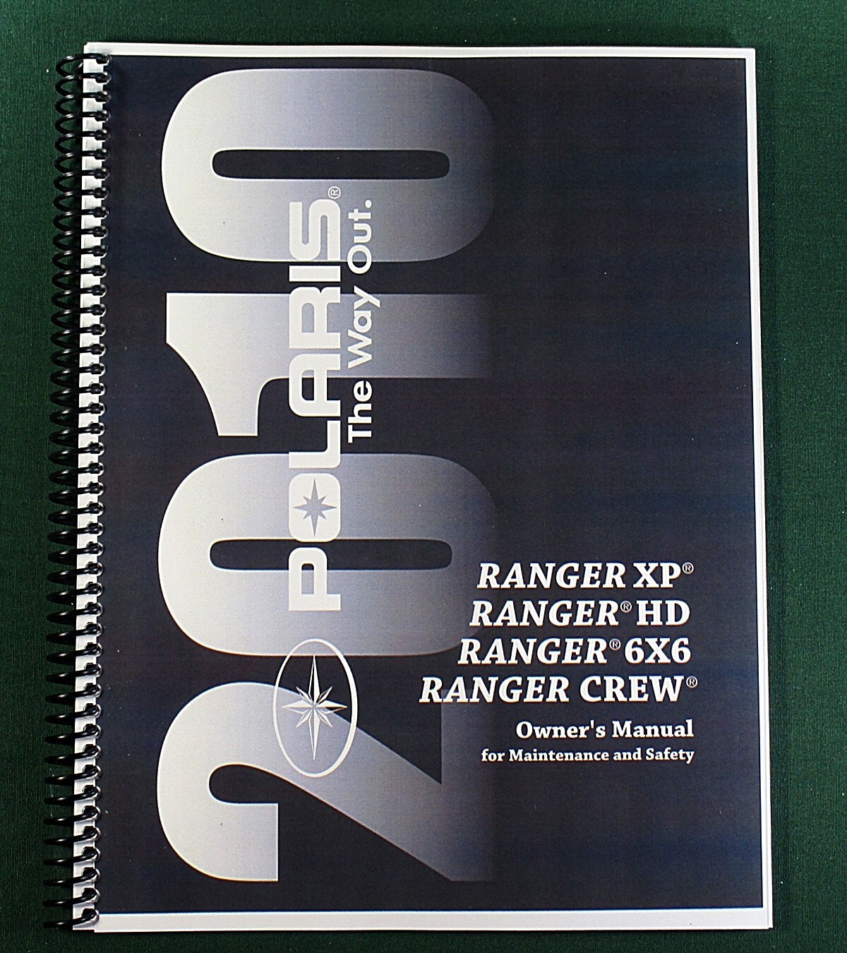 2010 Polaris Ranger XP Owner’s Manual: 139 Pages & Protective Covers!