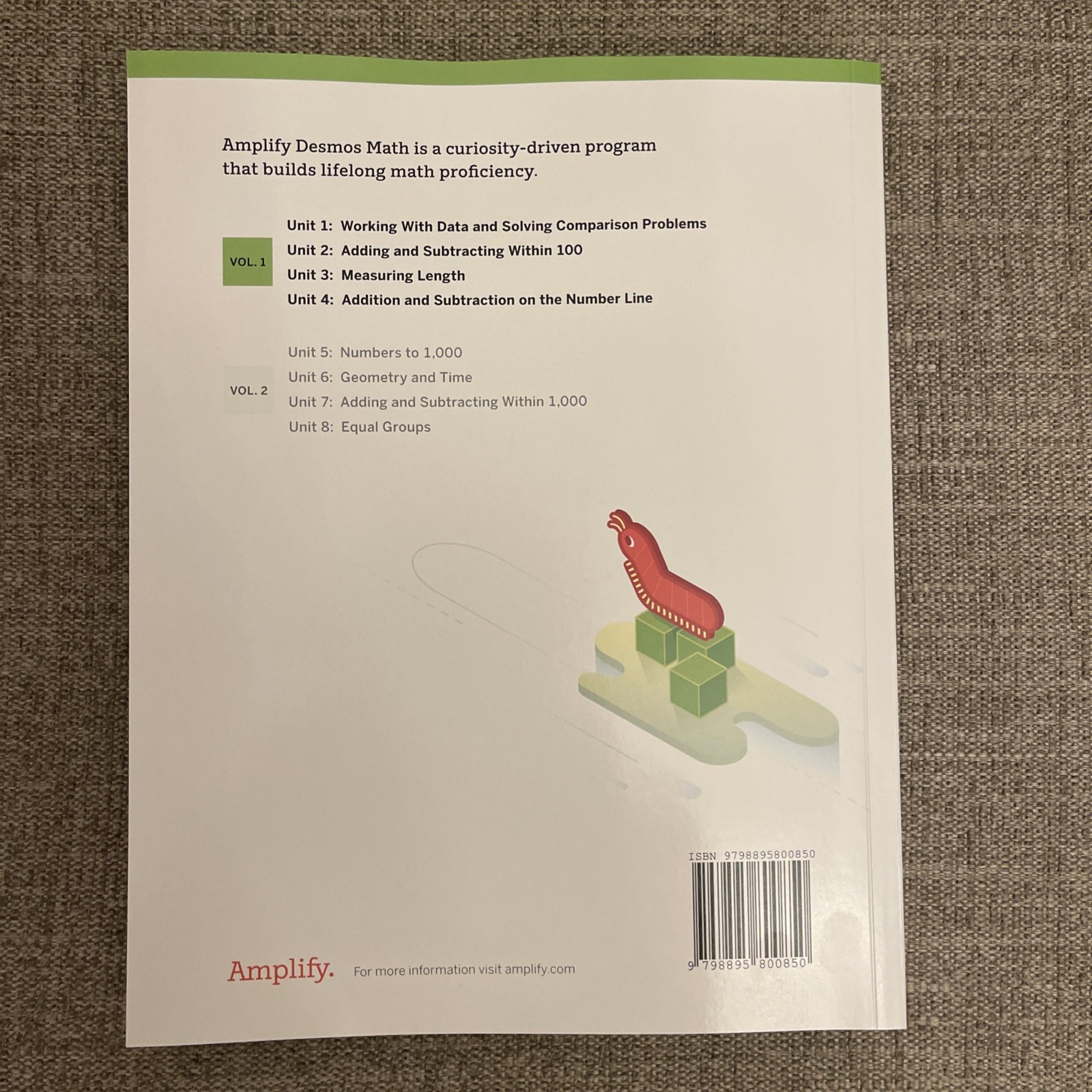 10) Amplify Desmos Math California Student Edition: 2 Volume 1