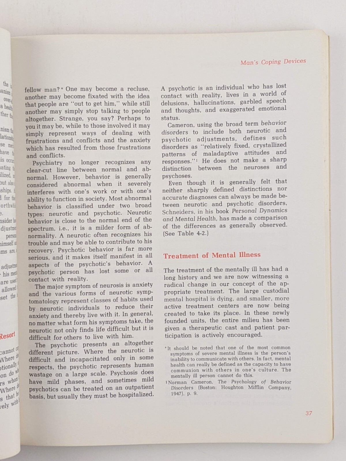 The Concept Of Health 2nd Edition (1973) Donald Read, Vintage Textbook