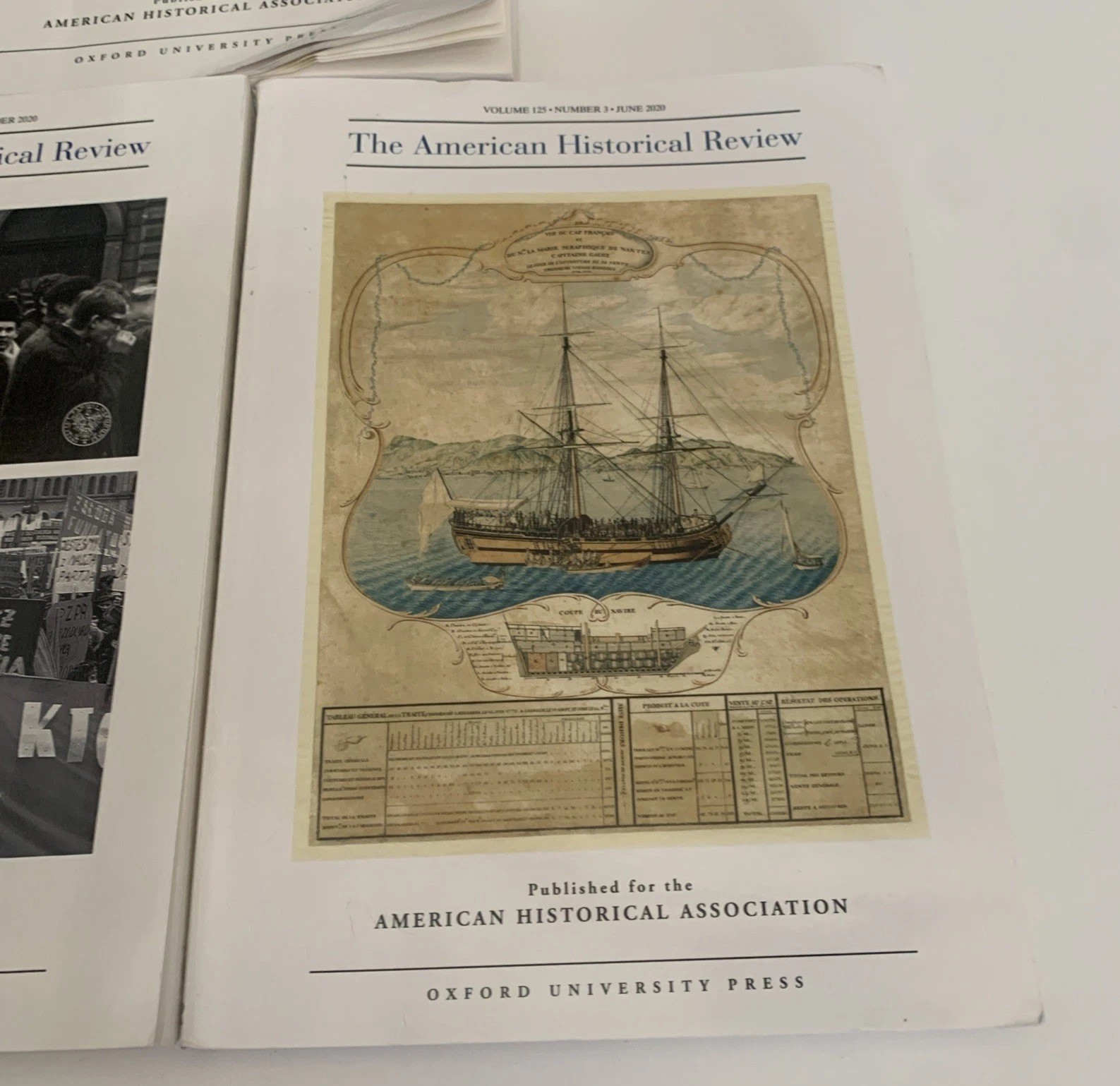 The American Historical Review Lot Of 3 Vol.125 #3, Vol.125 #4, Vol. 126 #1