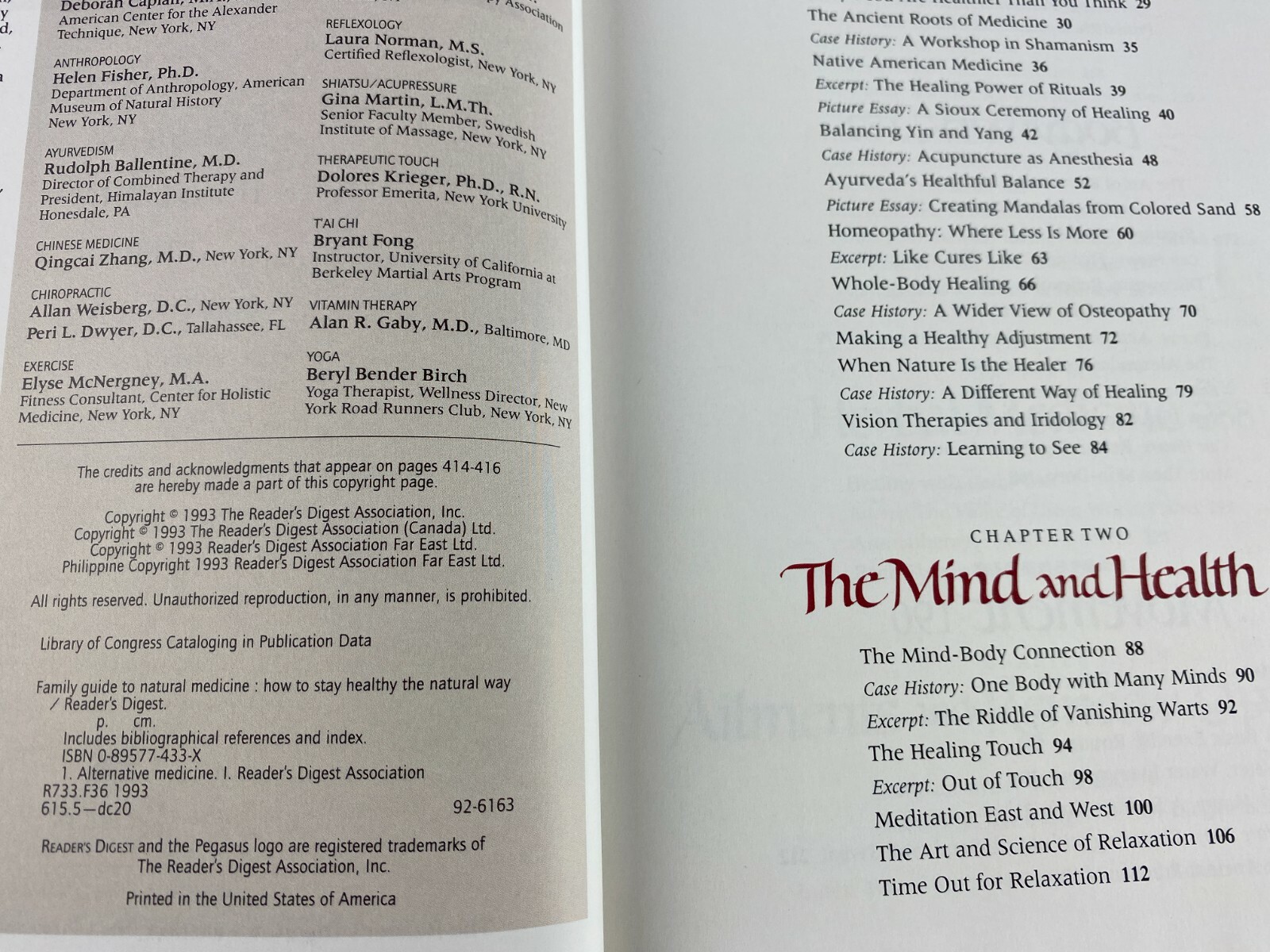Reader’s Digest Family Guide to Natural Medicine, 1993 Hardcover, 416 Pages