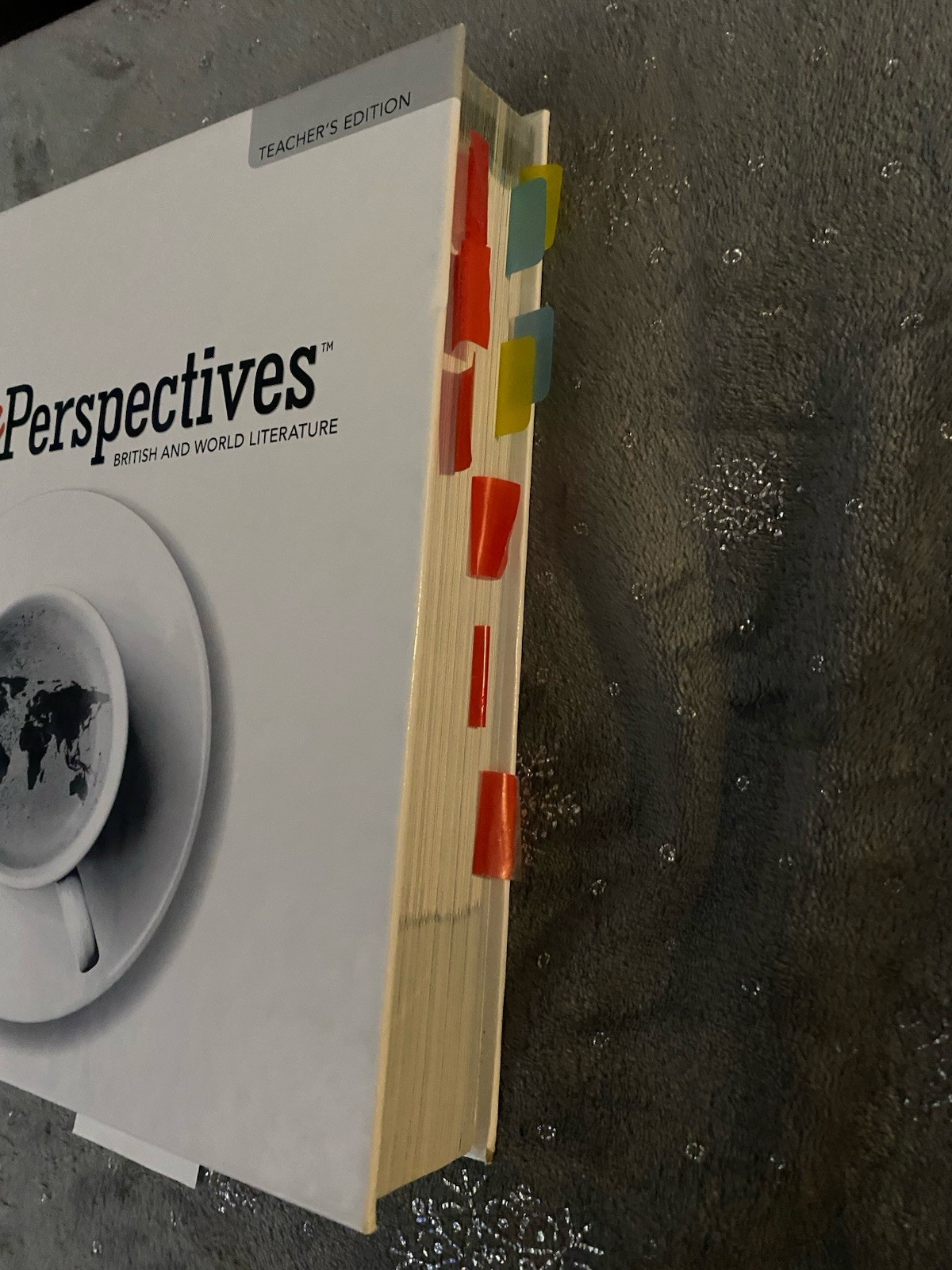 MY PERSPECTIVES, British & World LITERATURE, Teachers Edition Very Good-Tabbed