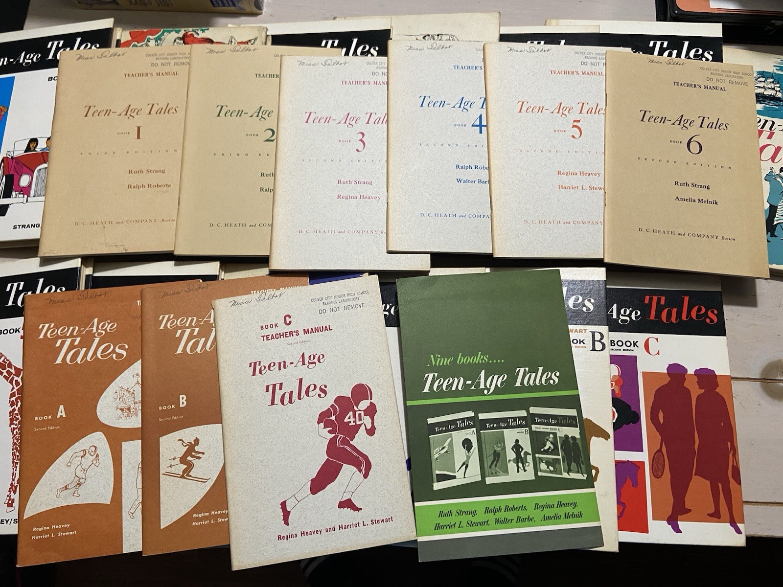 Vintage 1960’s Teen-Age Tales Learning Books W/ Teachers Manuals – Homeschool