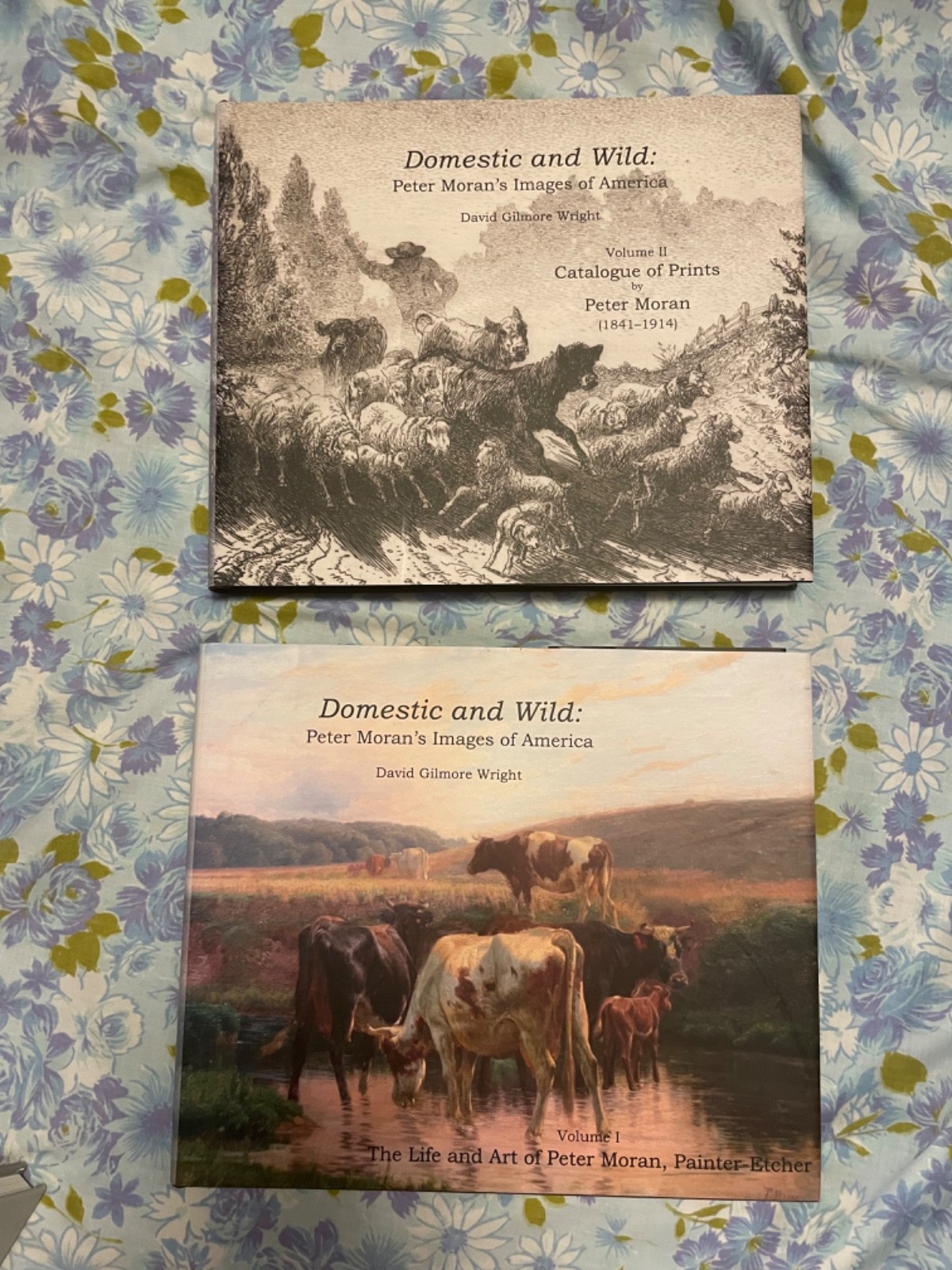 BOOK Domestic Wild PETER MORAN’s Images of America David Gilmore Wright HC 2 Vol